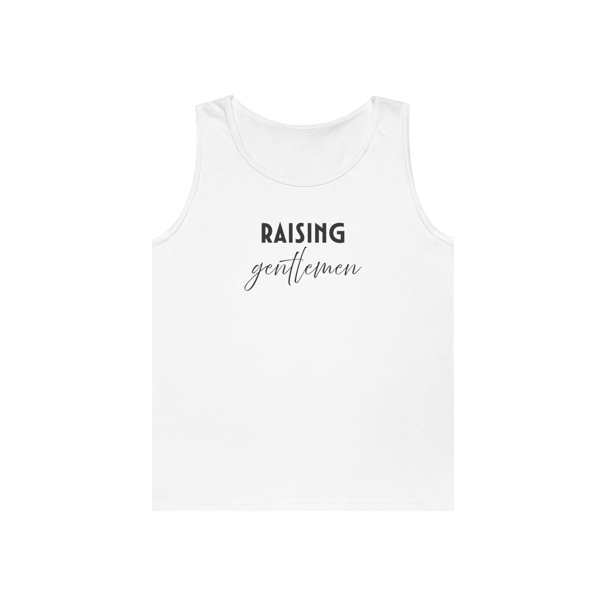 Mom Tank Top - Raising Gentlemen | Tank Top by atgodanddesigns