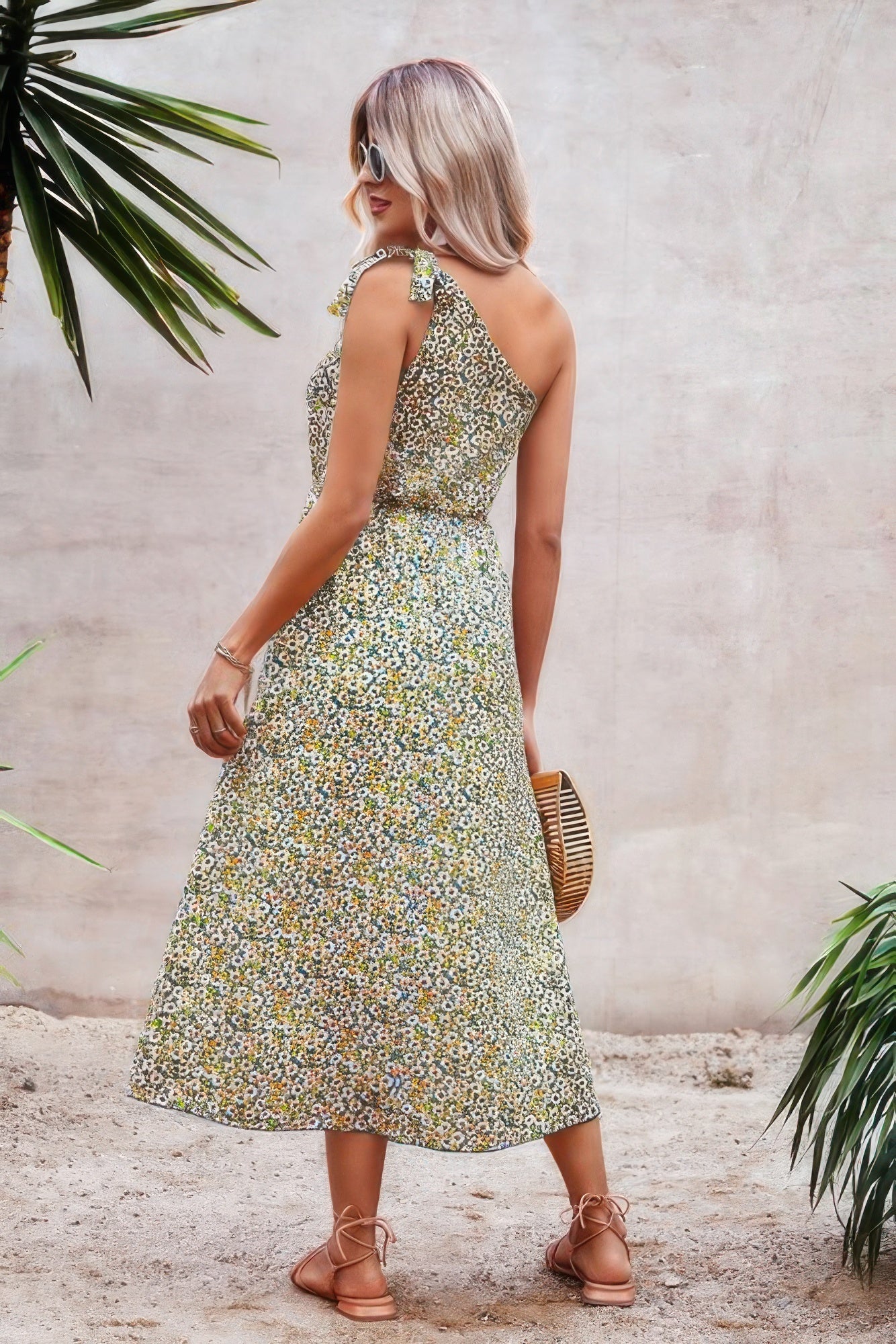 One Shoulder Sleeveless Maxi Dress | by atgodanddesigns