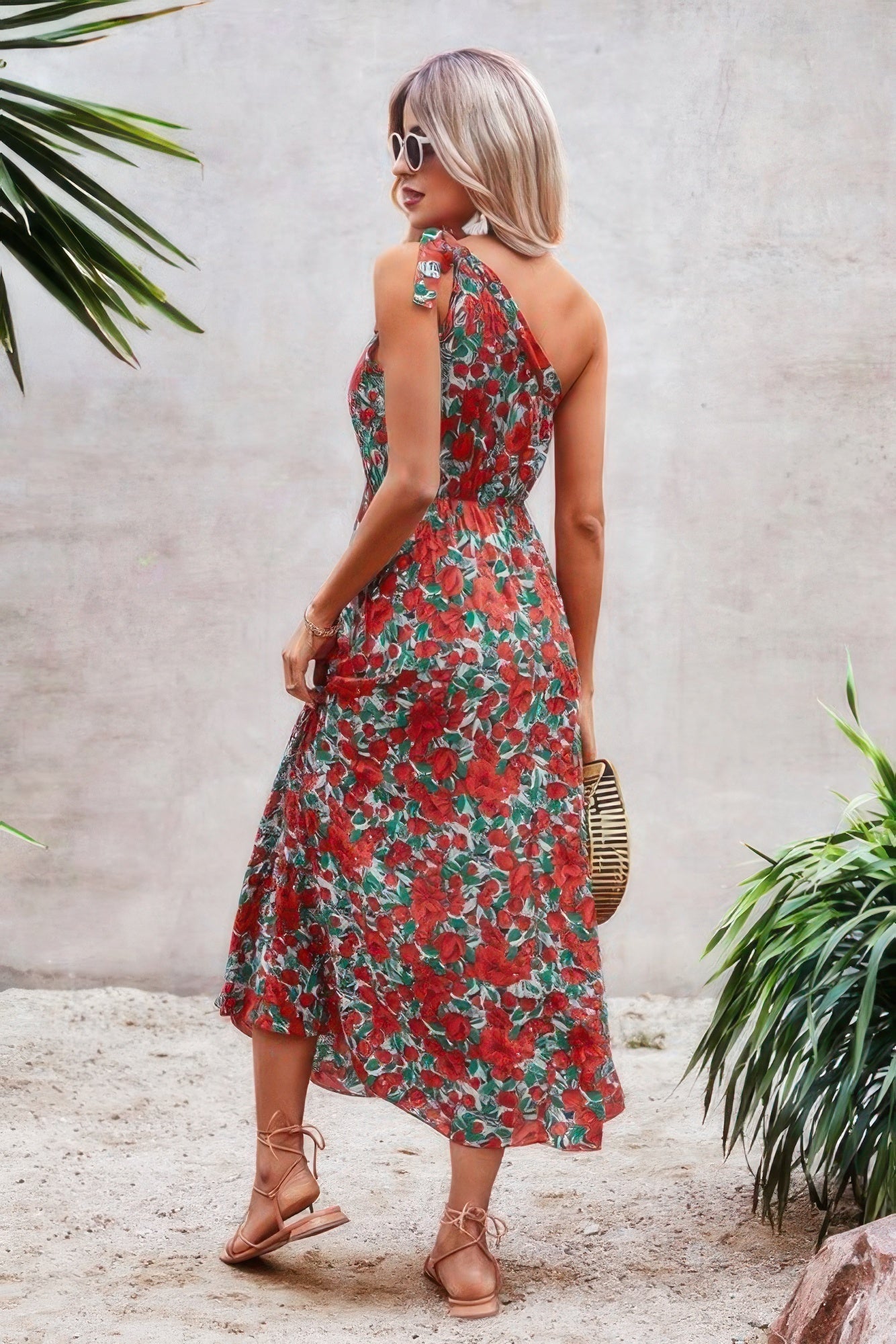 One Shoulder Sleeveless Maxi Dress | by atgodanddesigns