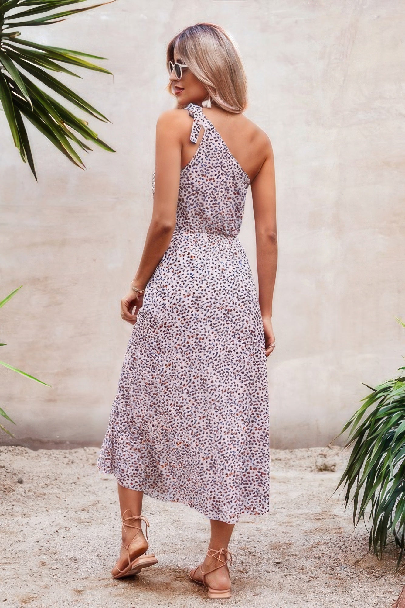 One Shoulder Sleeveless Maxi Dress | by atgodanddesigns