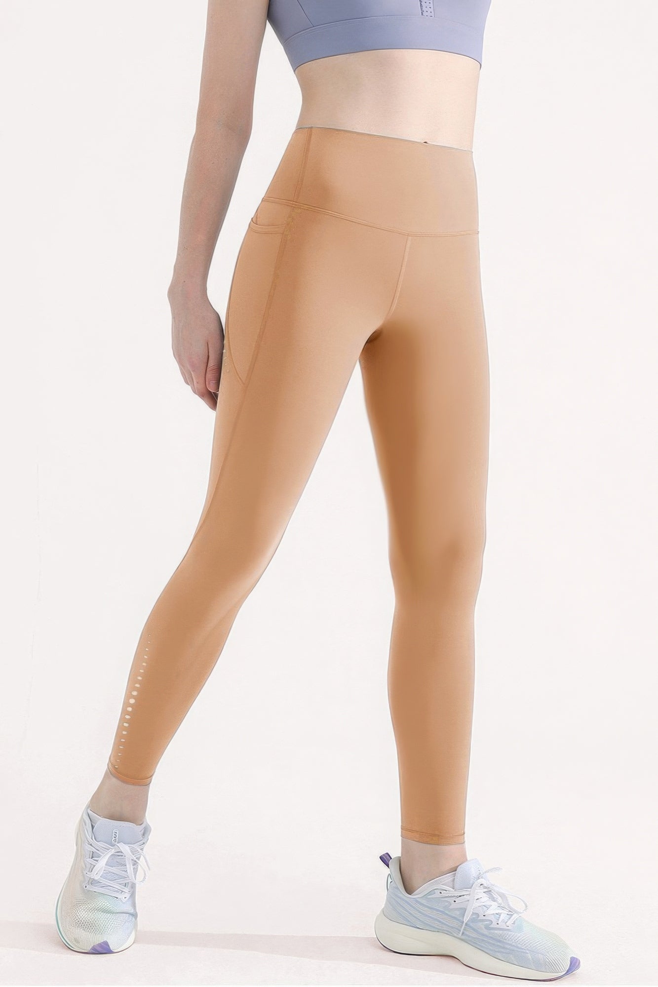 Premium Yoga Legging With Pocket - Peach | by atgodanddesigns