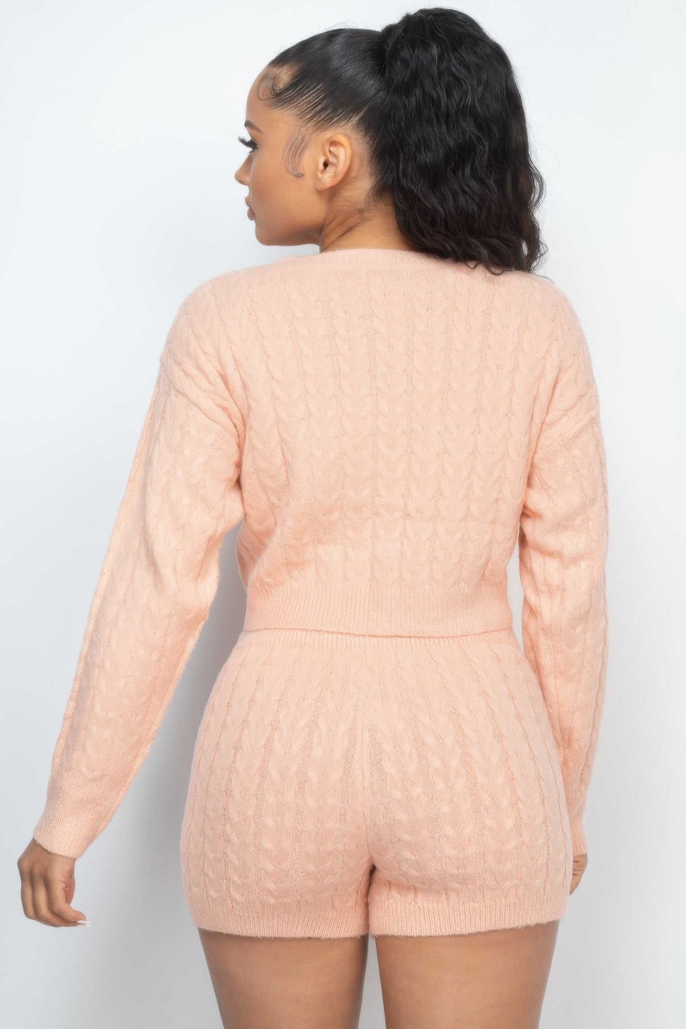 Ribbed Crop Top And Shorts Set | by atgodanddesigns
