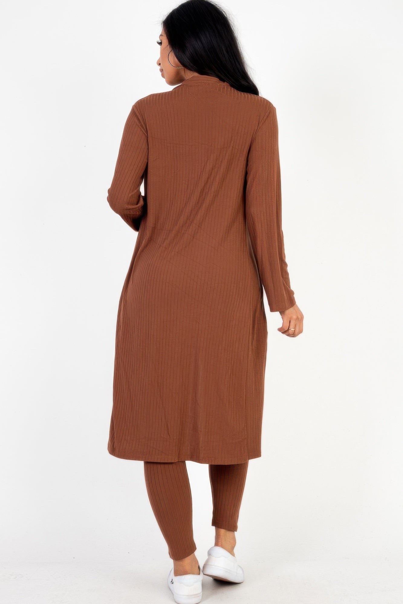 Ribbed Long Cardigan & Leggings Set | by atgodanddesigns