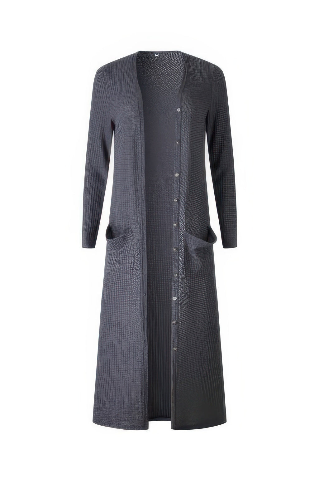 Solid Button Down Front Pocket Knitted Cardigan | by atgodanddesigns