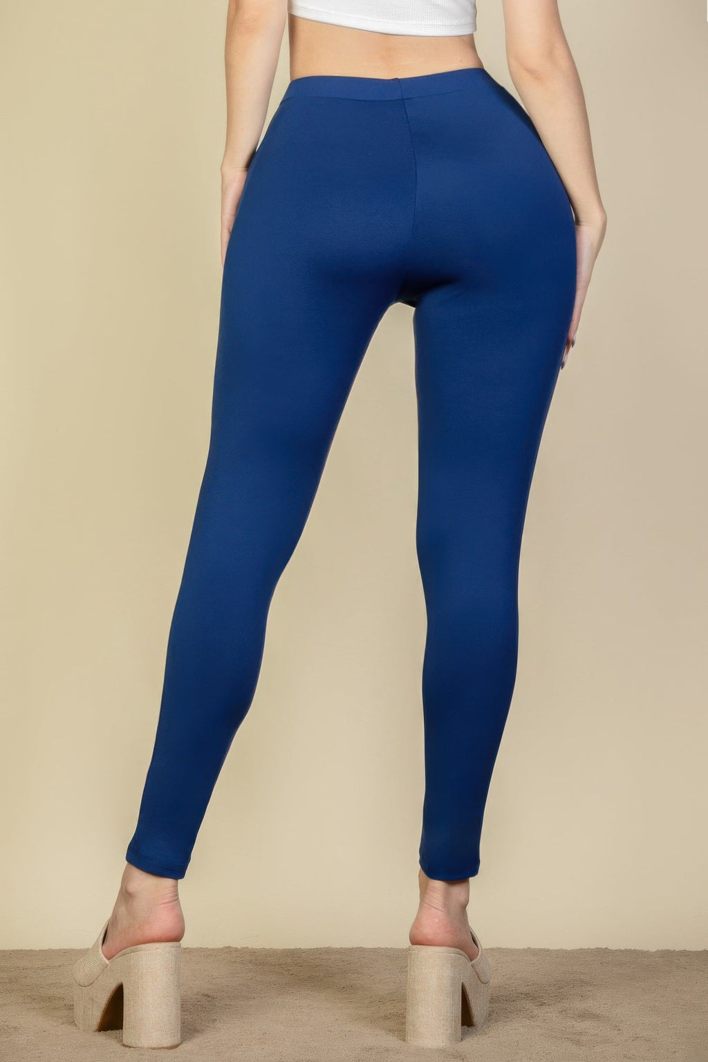 Solid High Waist Legging | by atgodanddesigns