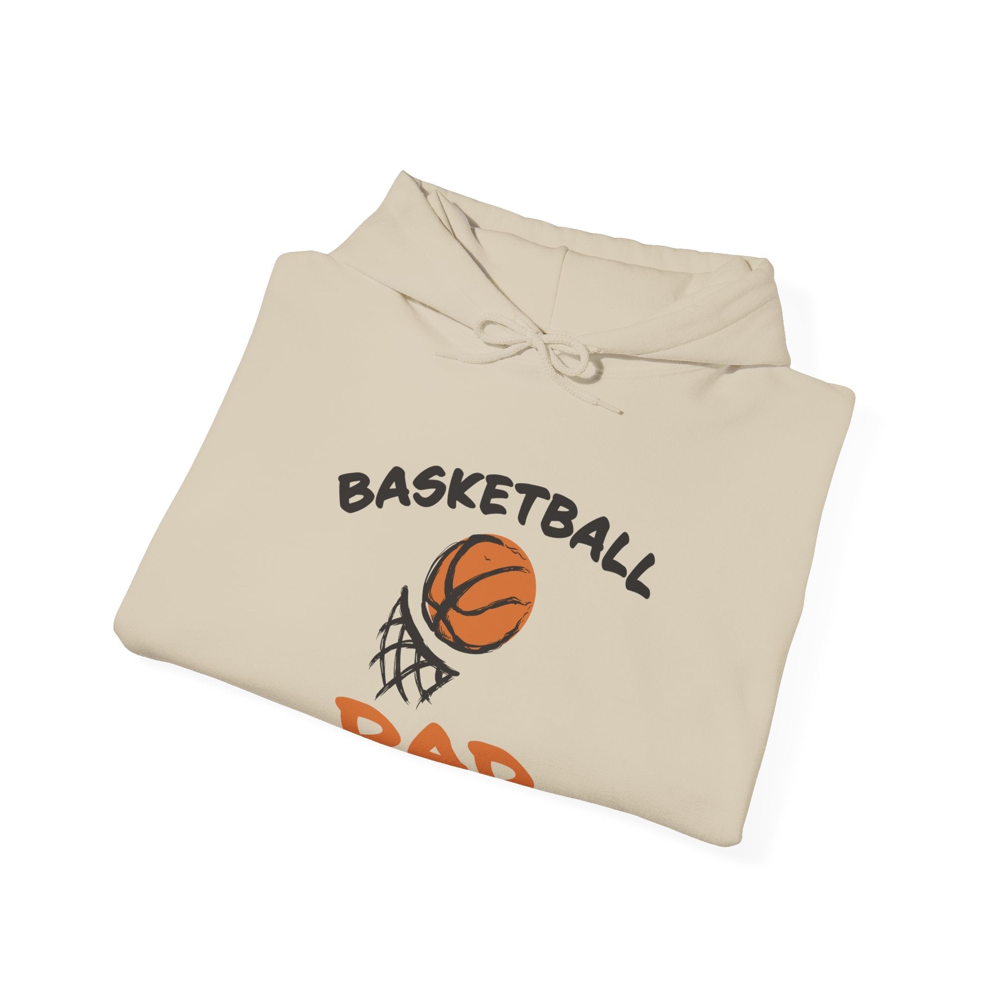Sports Dad Hooded Sweatshirt - Basketball Dad | Hoodie by atgodanddesigns
