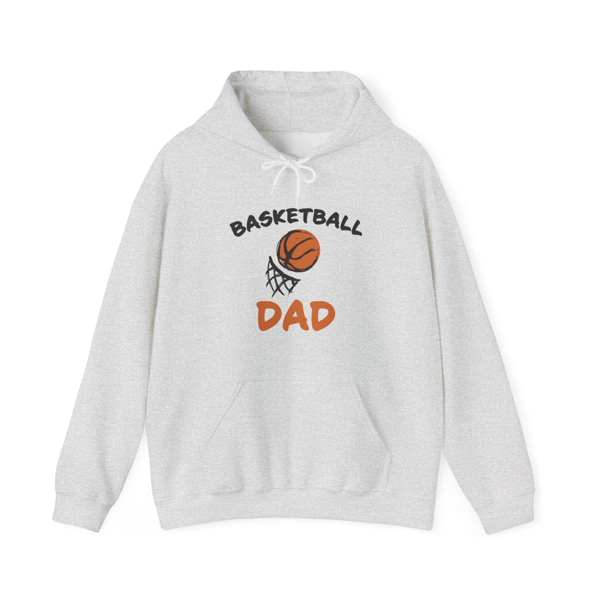 Sports Dad Hooded Sweatshirt - Basketball Dad | Hoodie by atgodanddesigns