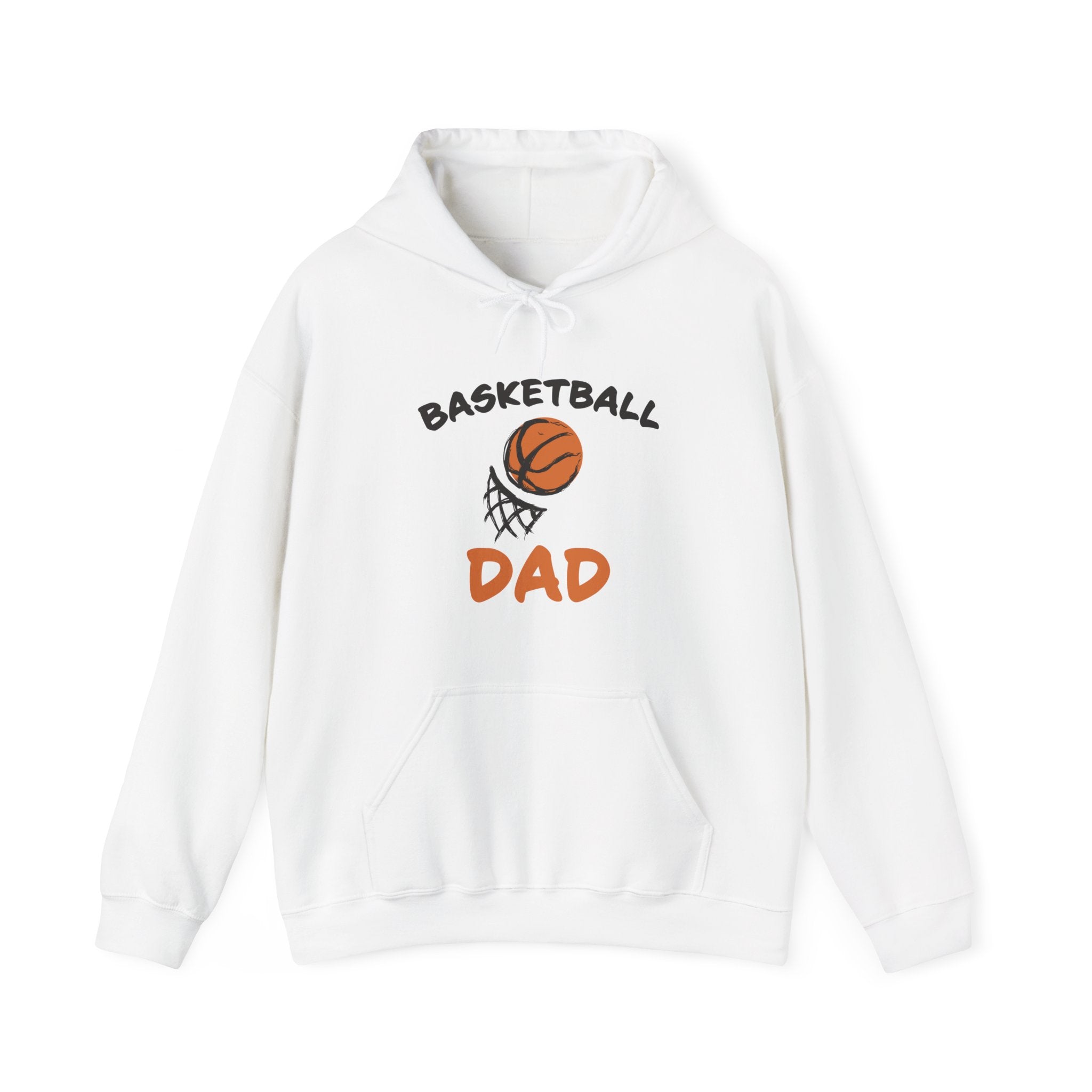 Sports Dad Hooded Sweatshirt - Basketball Dad | Hoodie by atgodanddesigns