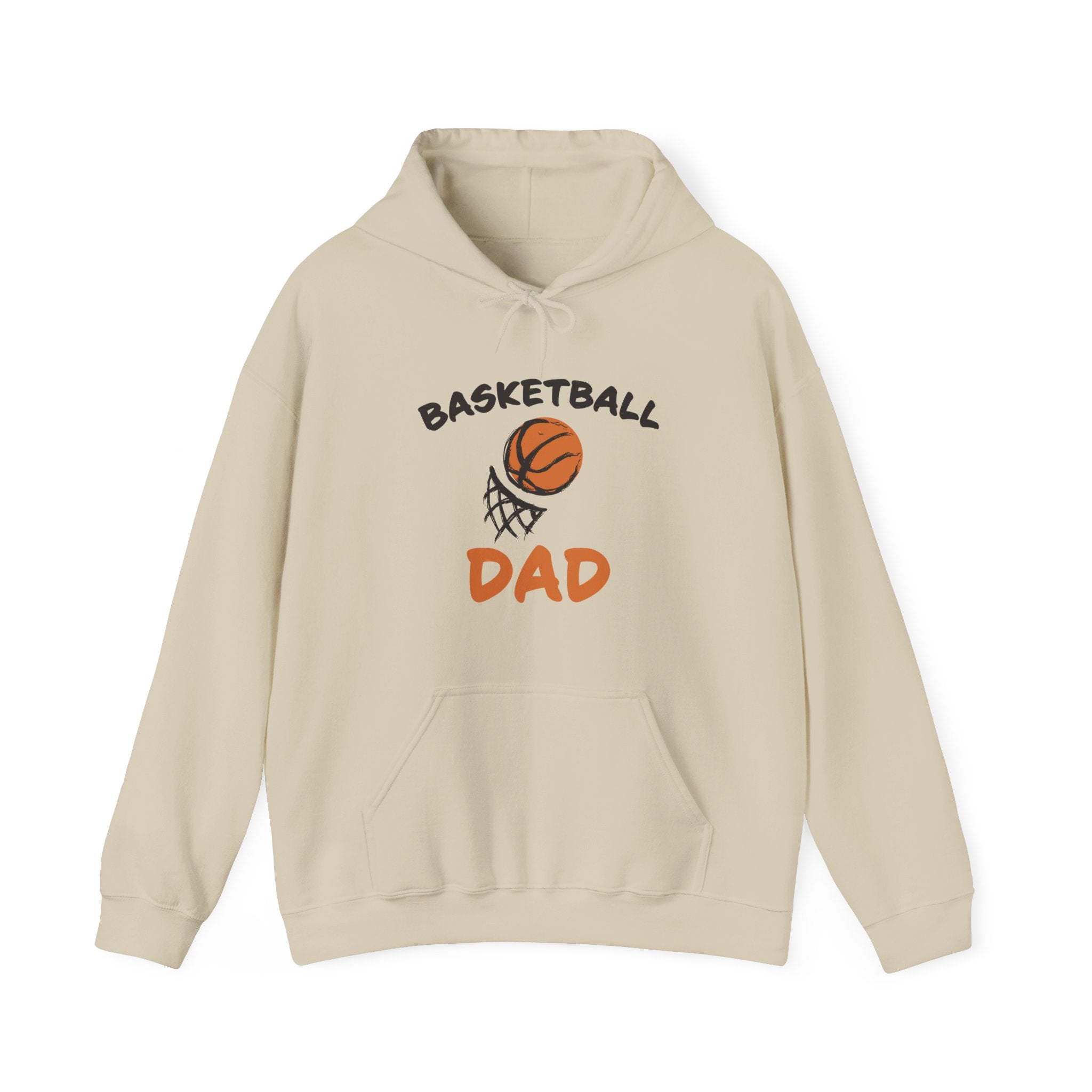 Sports Dad Hooded Sweatshirt - Basketball Dad | Hoodie by atgodanddesigns