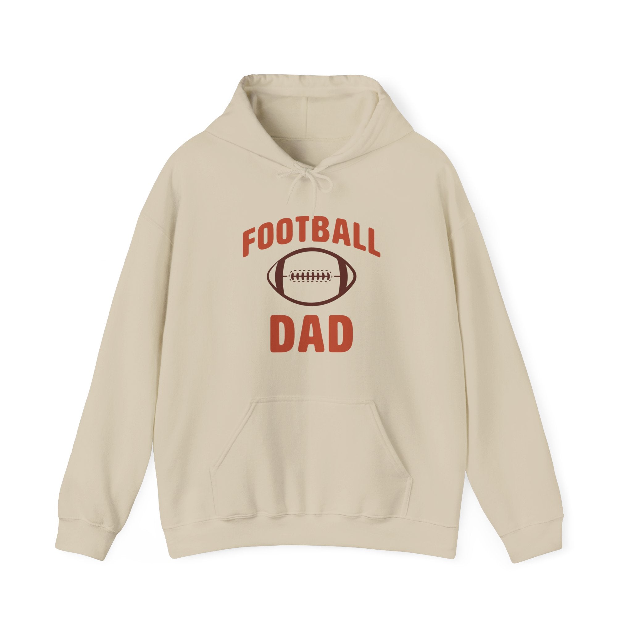 Sports Dad Hooded Sweatshirt - Football Dad | Hoodie by atgodanddesigns