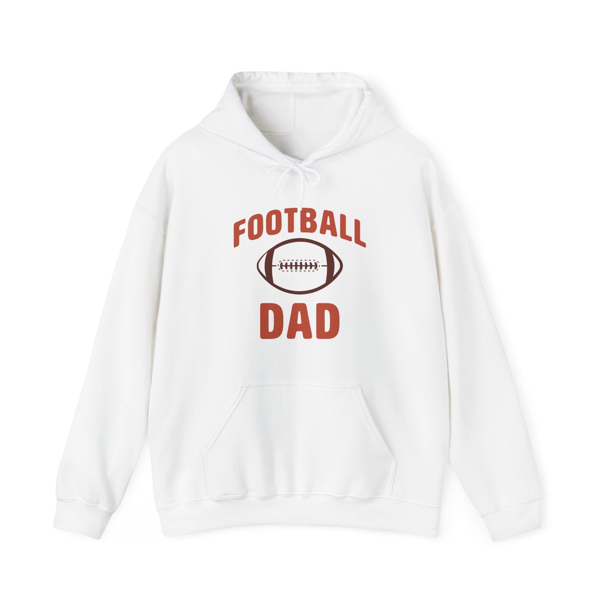Sports Dad Hooded Sweatshirt - Football Dad | Hoodie by atgodanddesigns