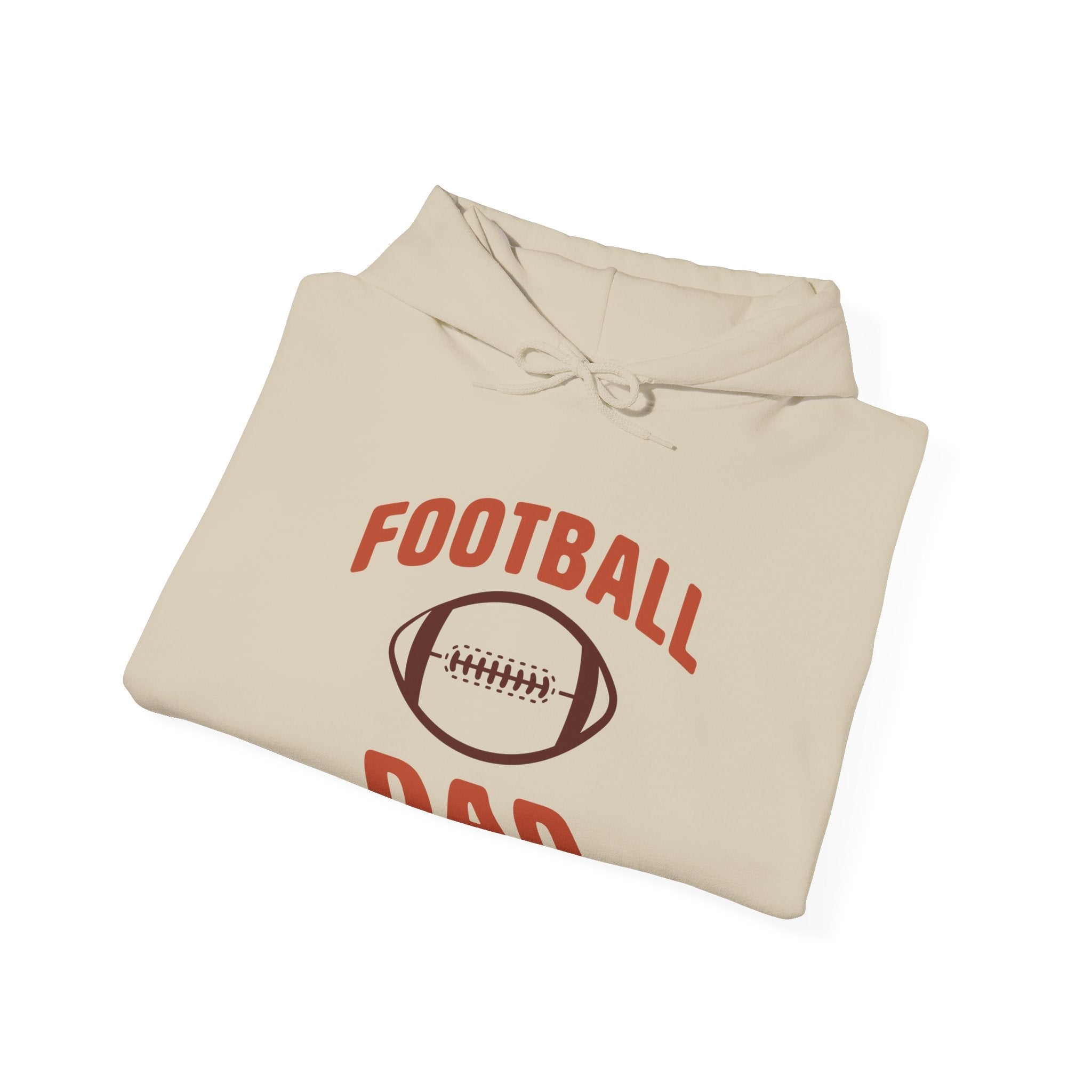 Sports Dad Hooded Sweatshirt - Football Dad | Hoodie by atgodanddesigns