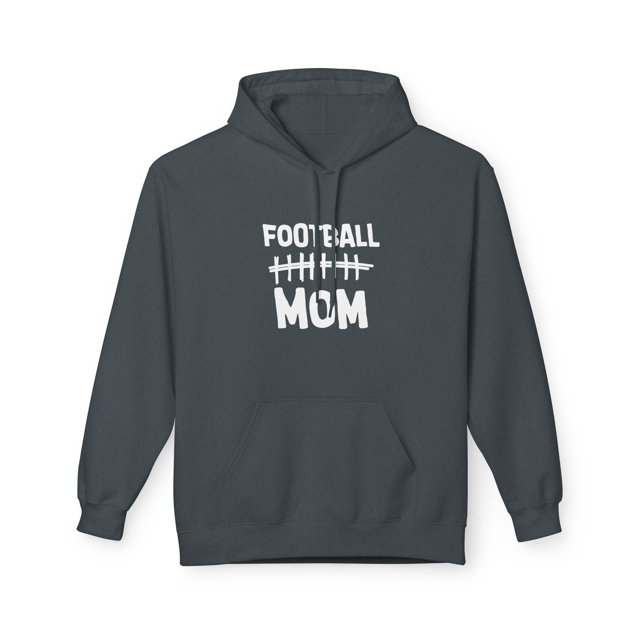 Sports Mom Fleece Hoodie - Football Mom | Hoodie by atgodanddesigns