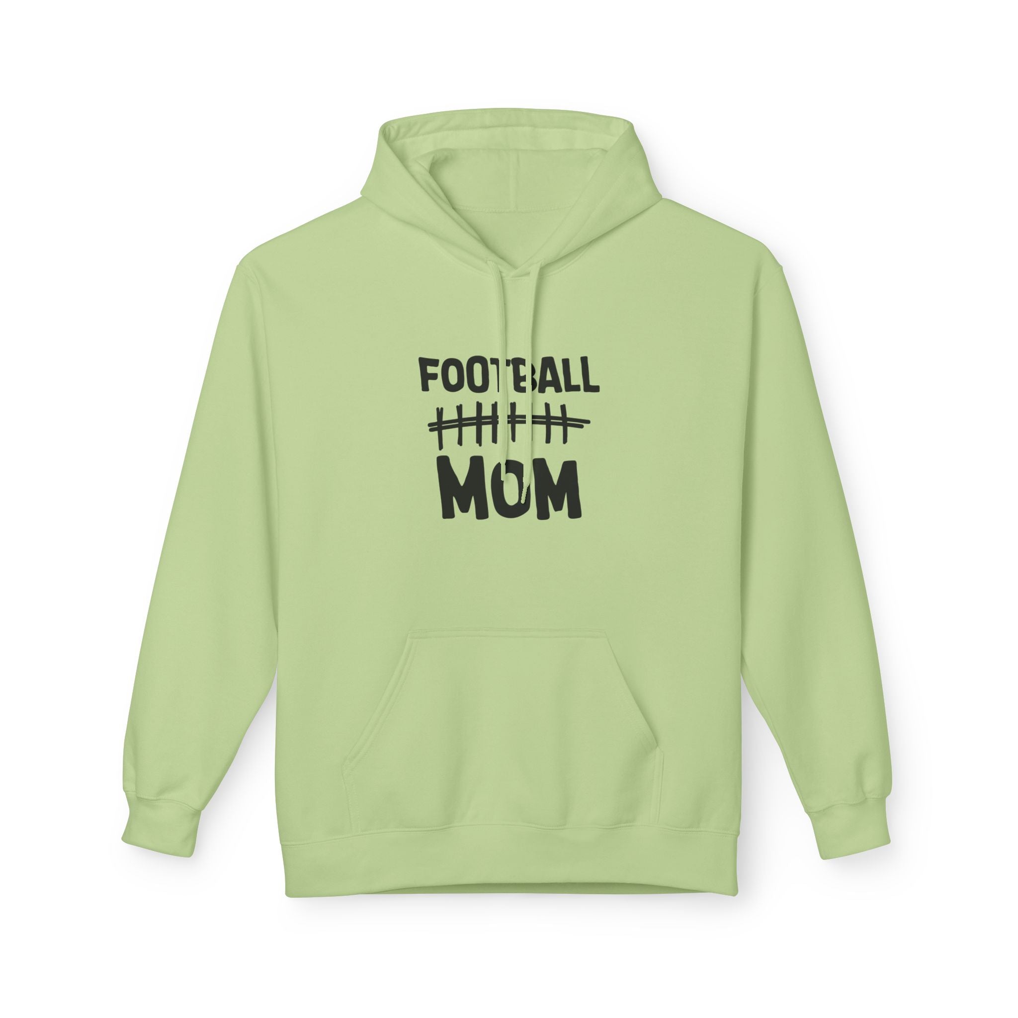 Sports Mom Fleece Hoodie - Football Mom | Hoodie by atgodanddesigns