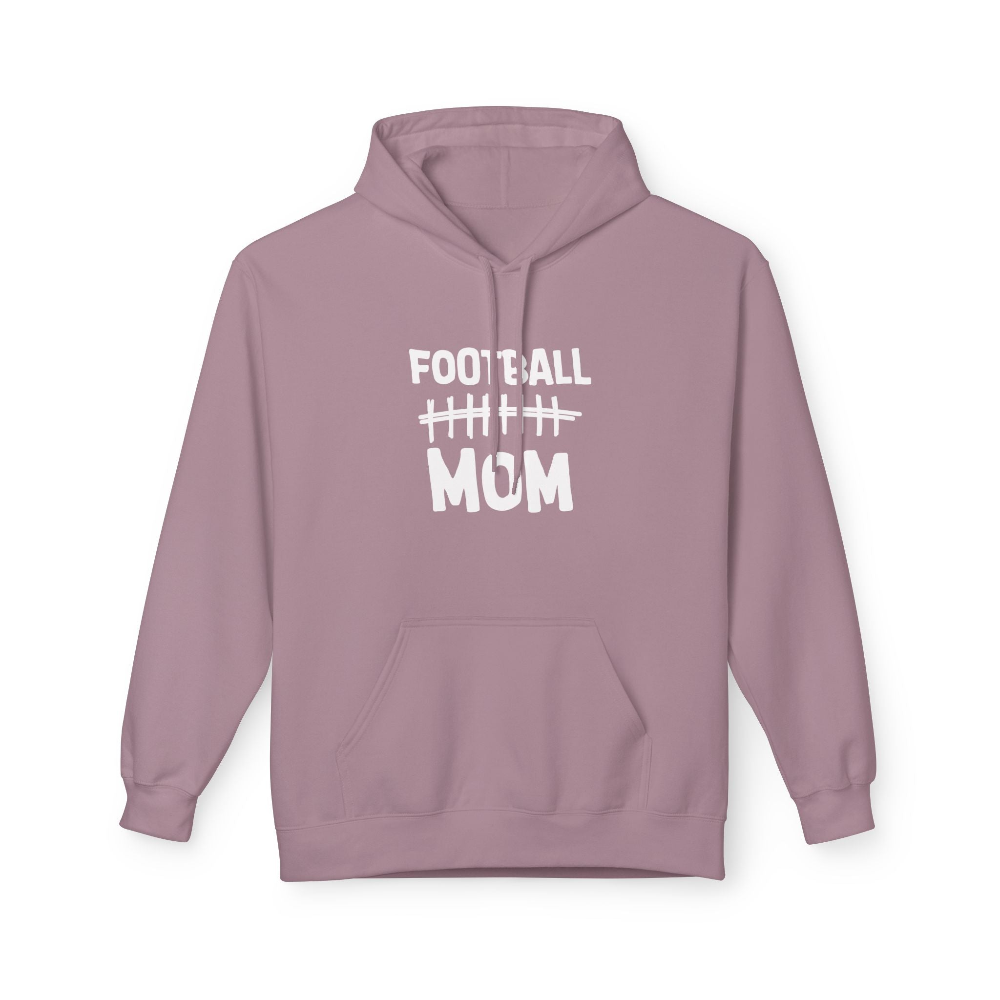 Sports Mom Fleece Hoodie - Football Mom | Hoodie by atgodanddesigns