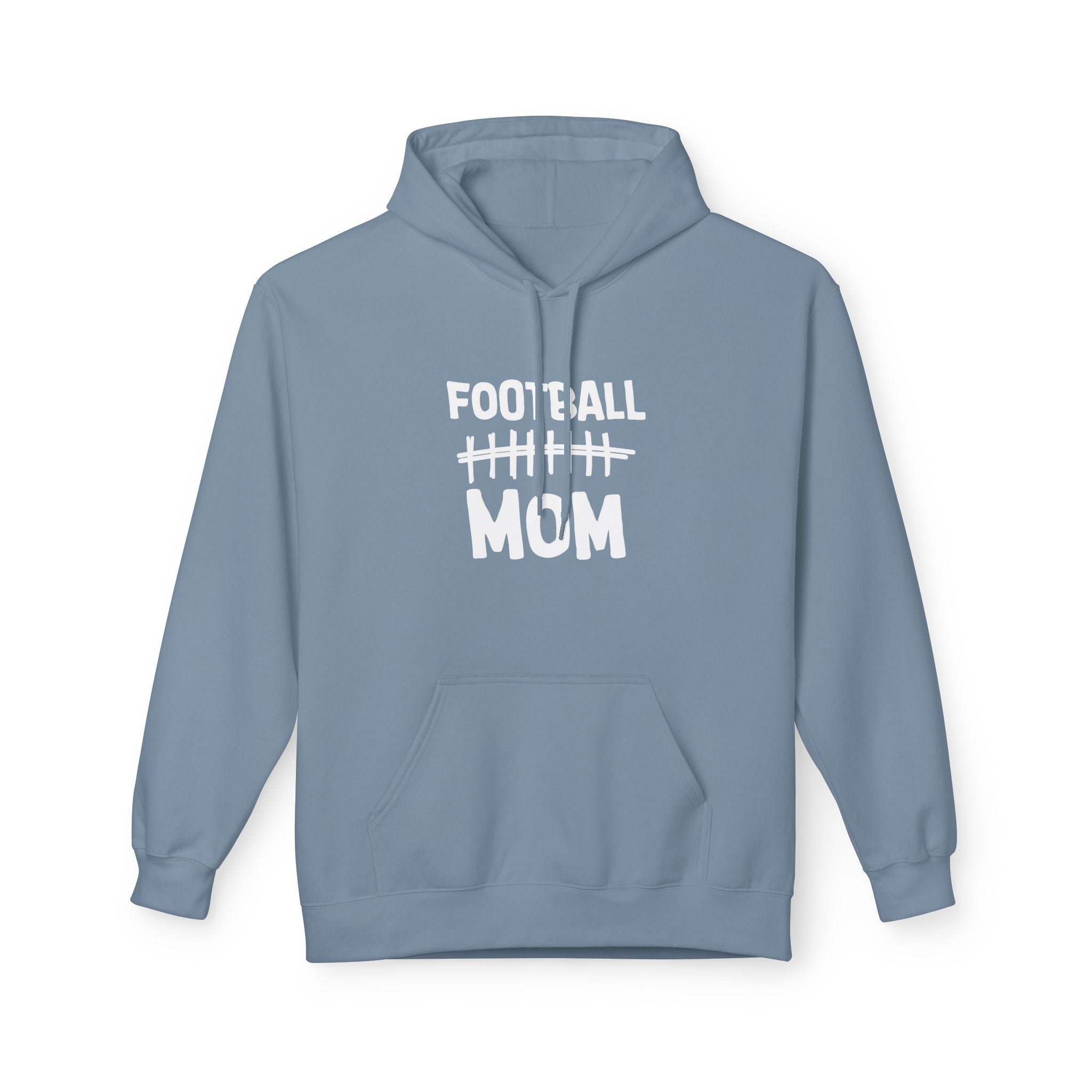 Sports Mom Fleece Hoodie - Football Mom | Hoodie by atgodanddesigns