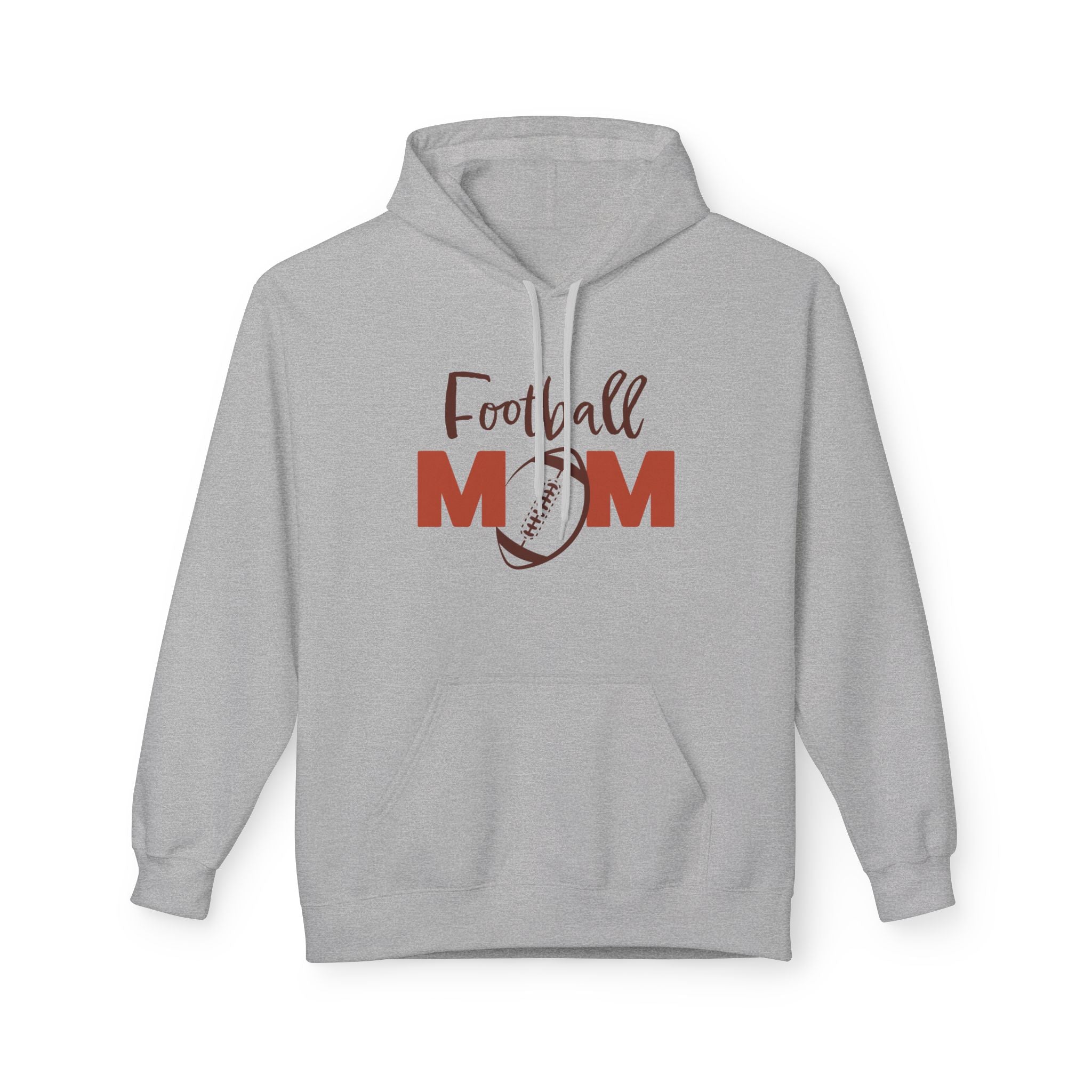Sports Mom Fleece Hoodie - Football Mom | Hoodie by atgodanddesigns
