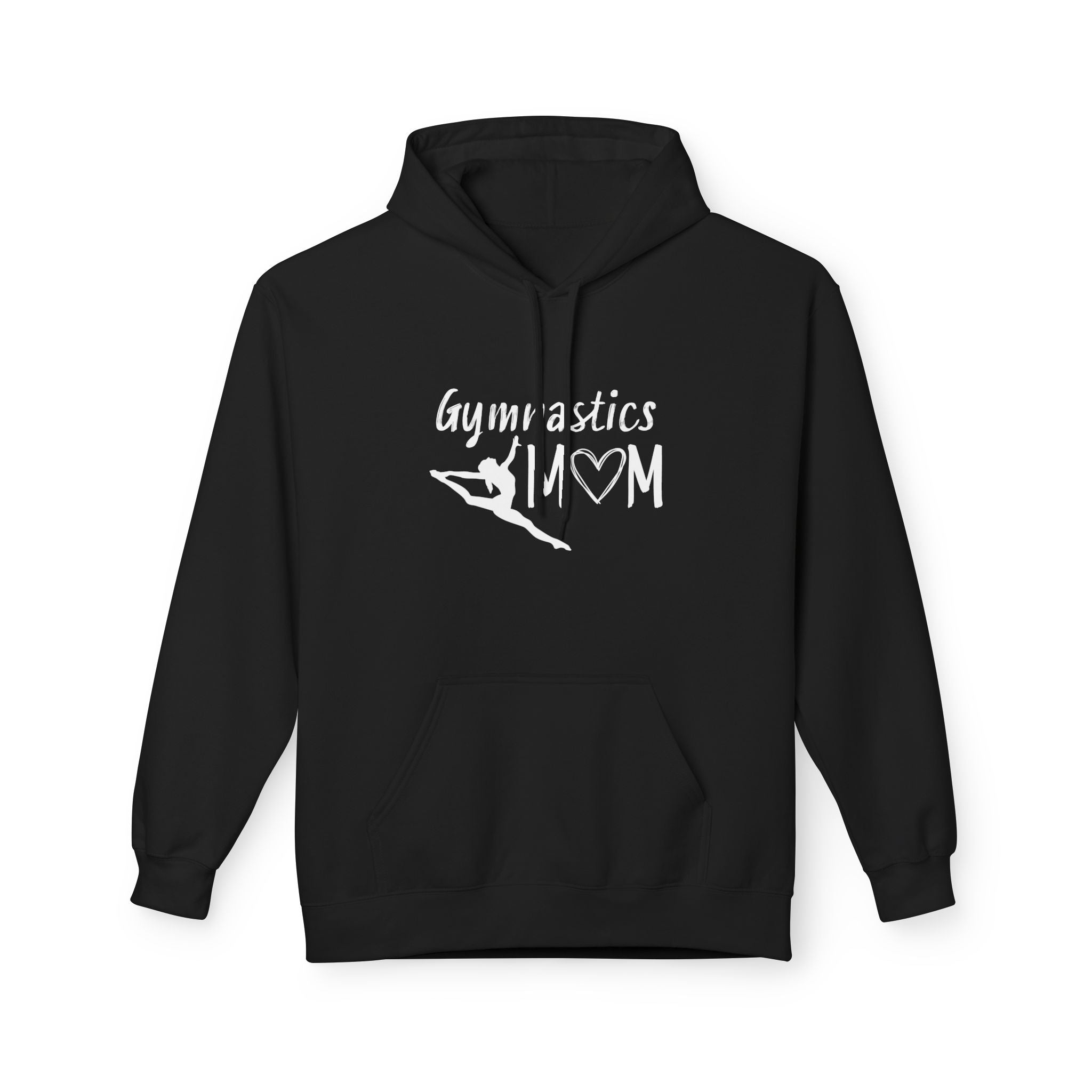 Sports Mom Fleece Hoodie - Gymnastics Mom | Hoodie by atgodanddesigns
