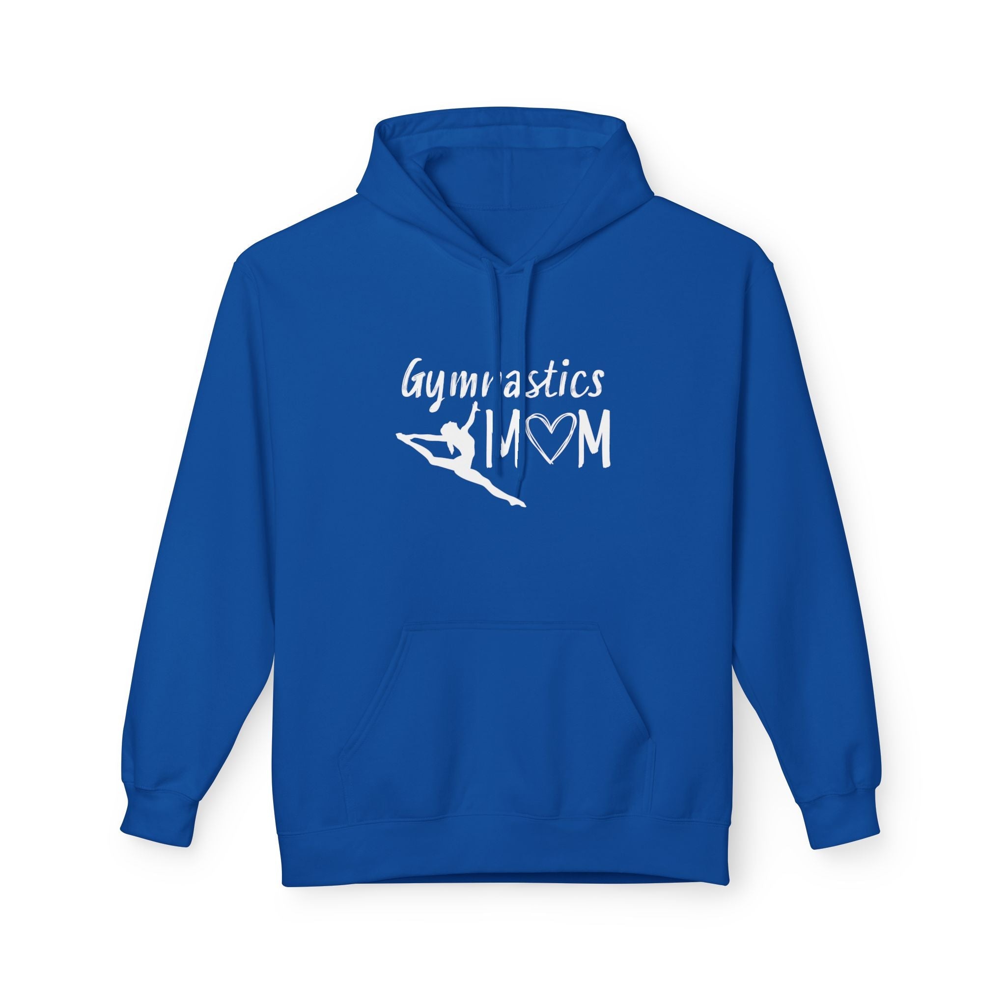 Sports Mom Fleece Hoodie - Gymnastics Mom | Hoodie by atgodanddesigns