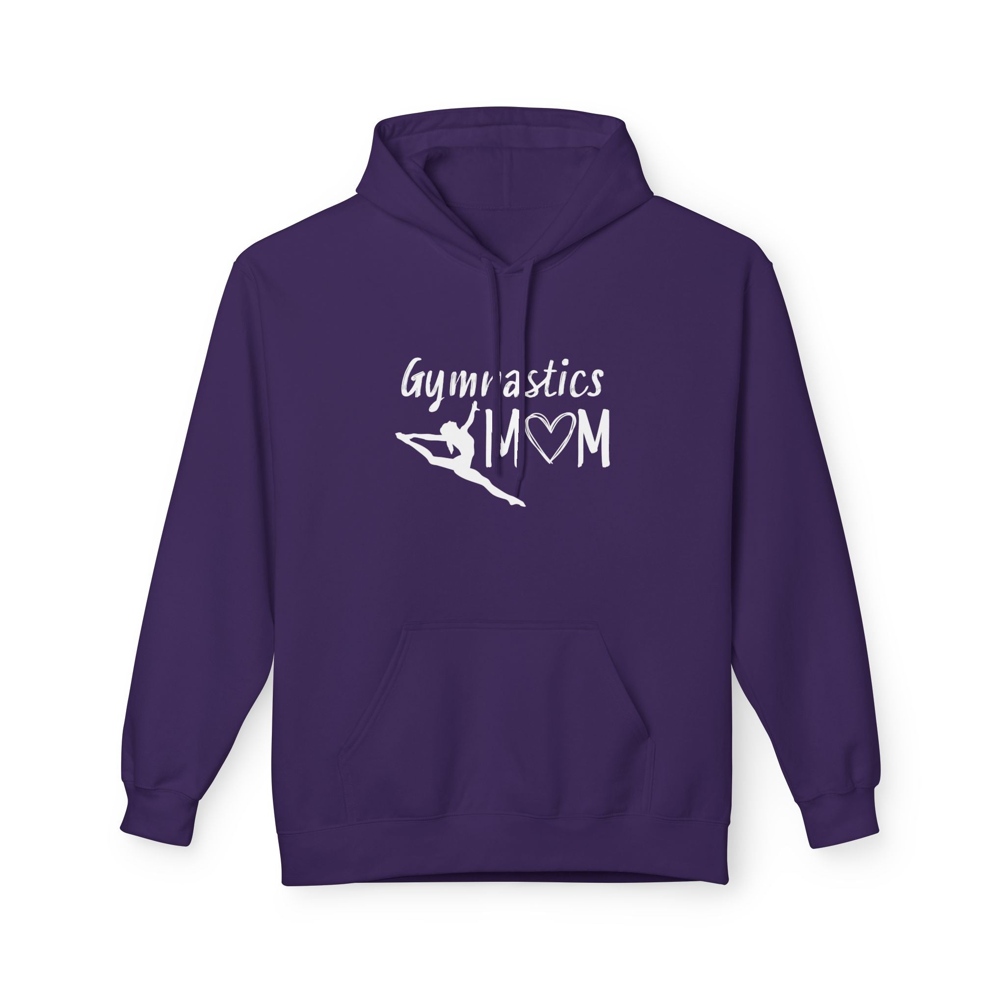 Sports Mom Fleece Hoodie - Gymnastics Mom | Hoodie by atgodanddesigns