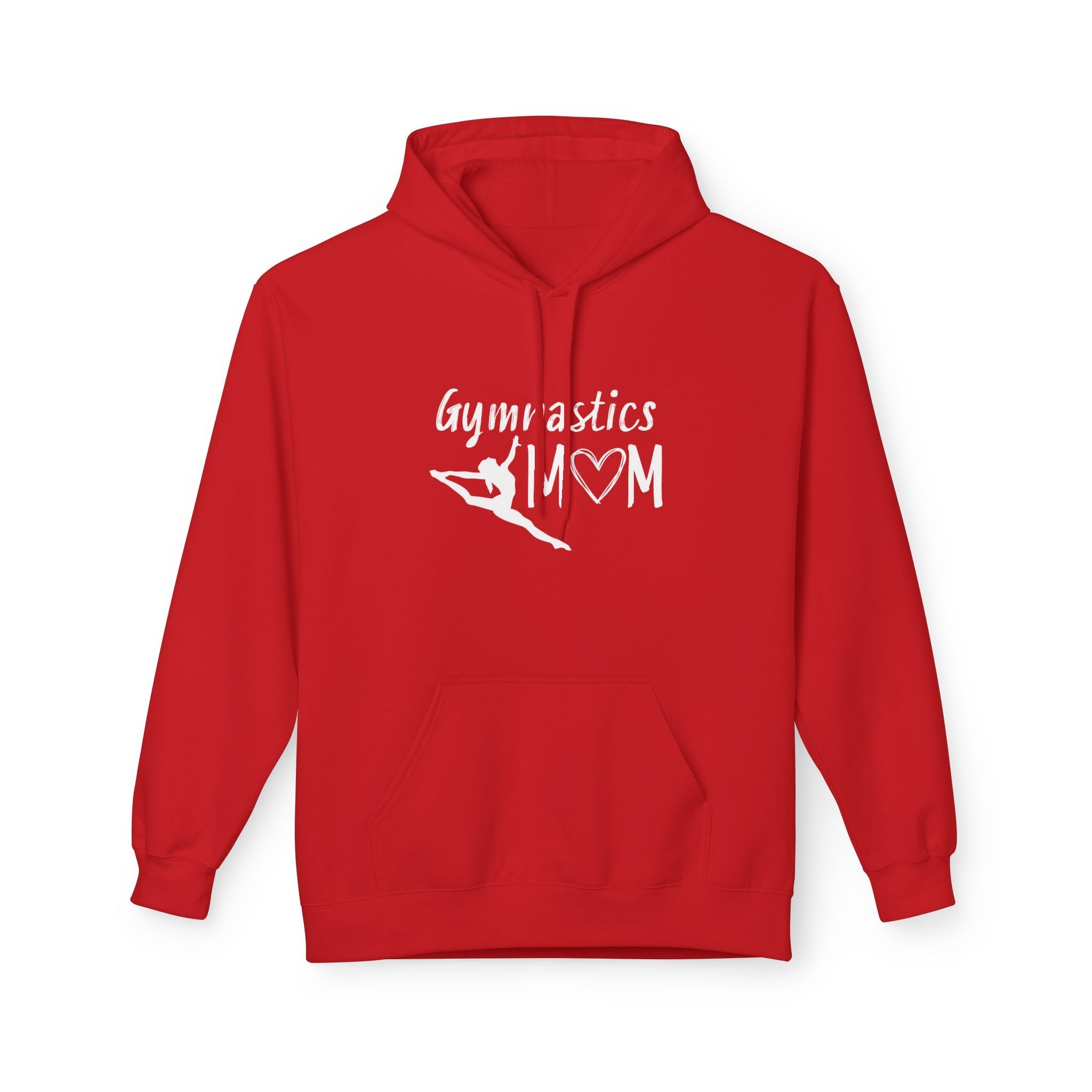 Sports Mom Fleece Hoodie - Gymnastics Mom | Hoodie by atgodanddesigns
