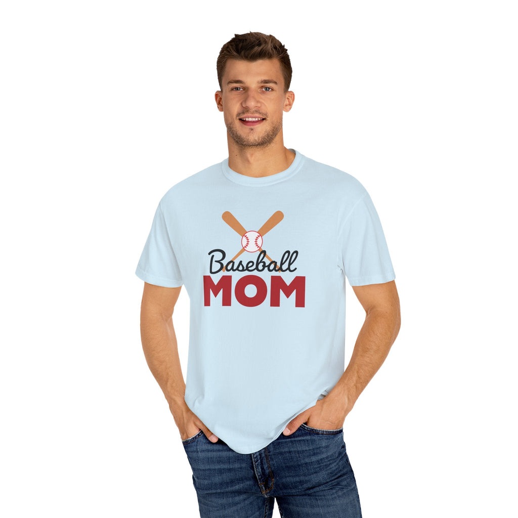 Sports Mom Graphic T-Shirt - Baseball Mom | T-Shirt by atgodanddesigns
