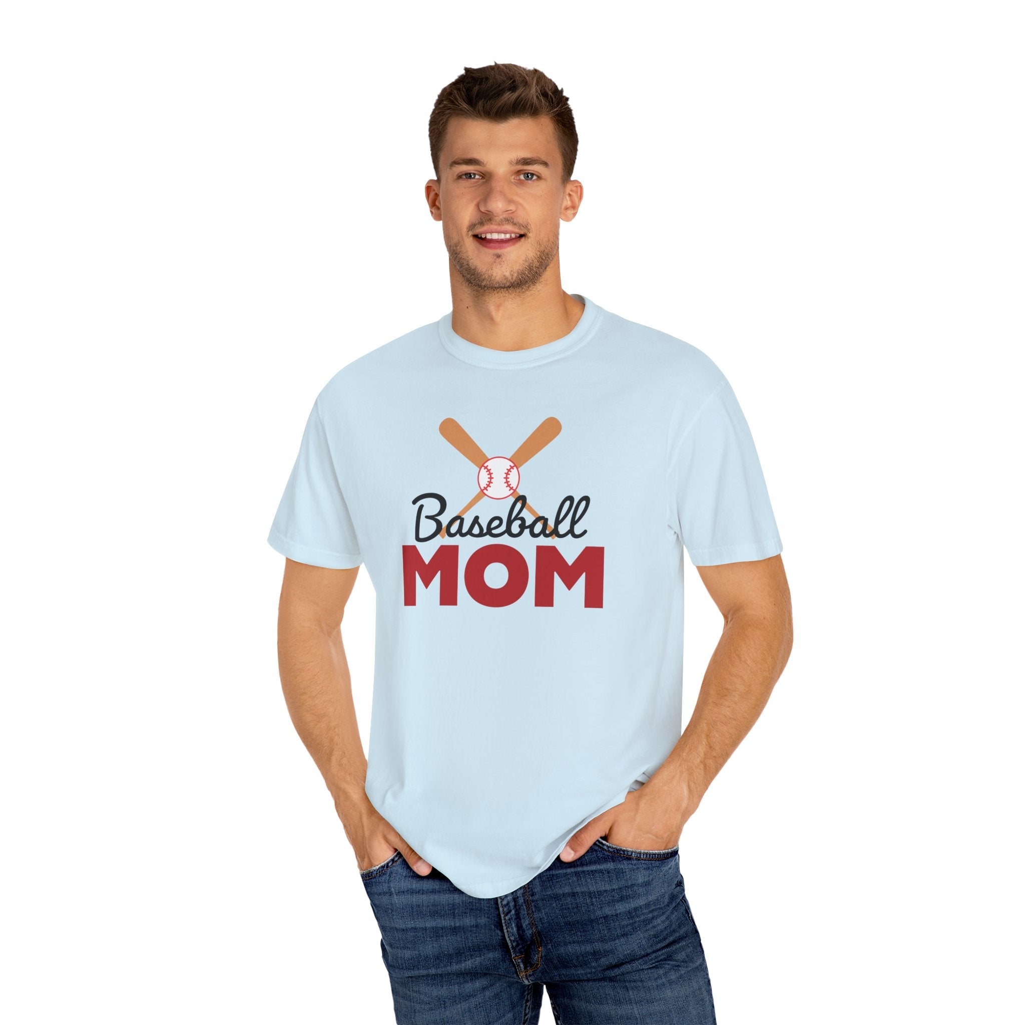 Sports Mom Graphic T-Shirt - Baseball Mom | T-Shirt by atgodanddesigns