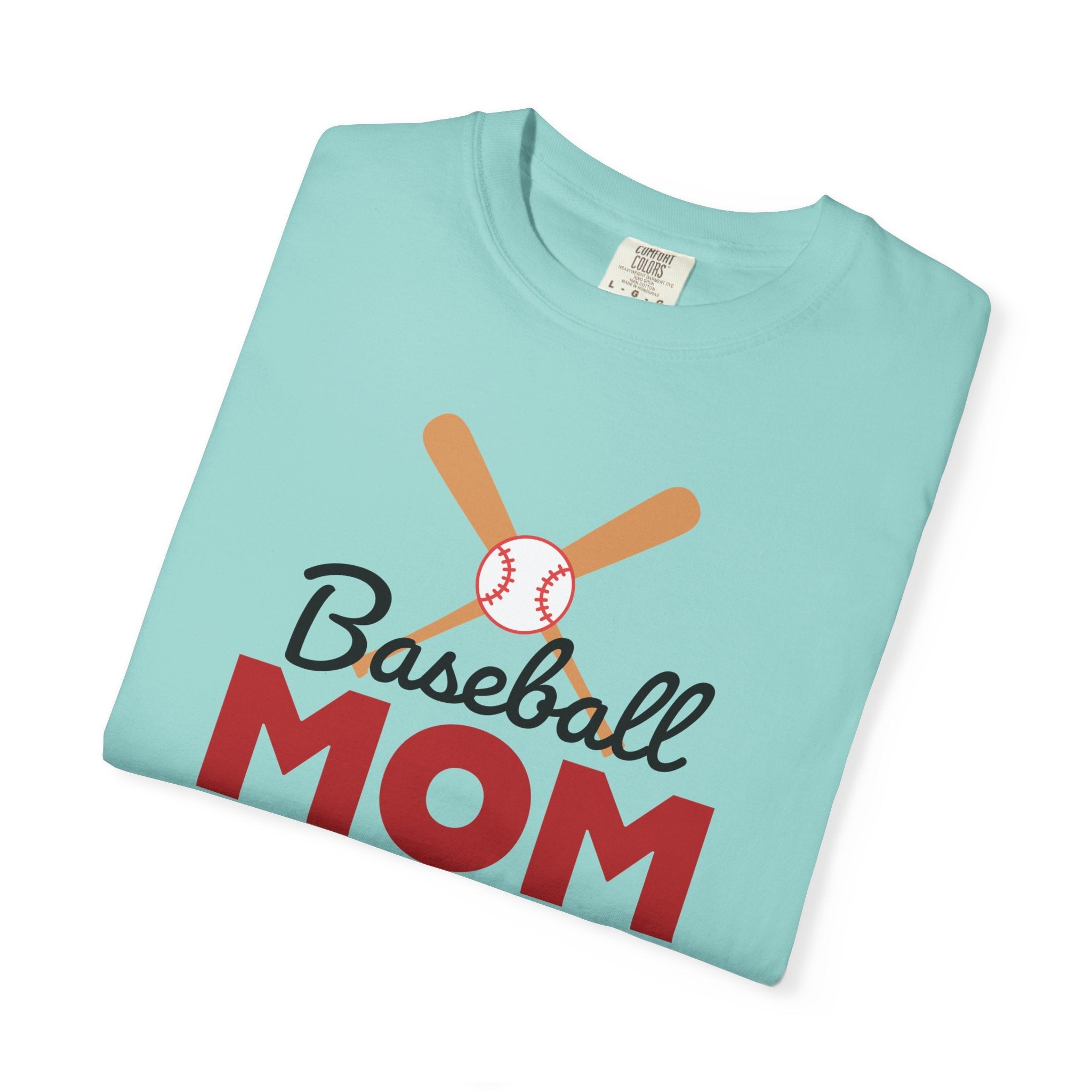Sports Mom Graphic T-Shirt - Baseball Mom | T-Shirt by atgodanddesigns