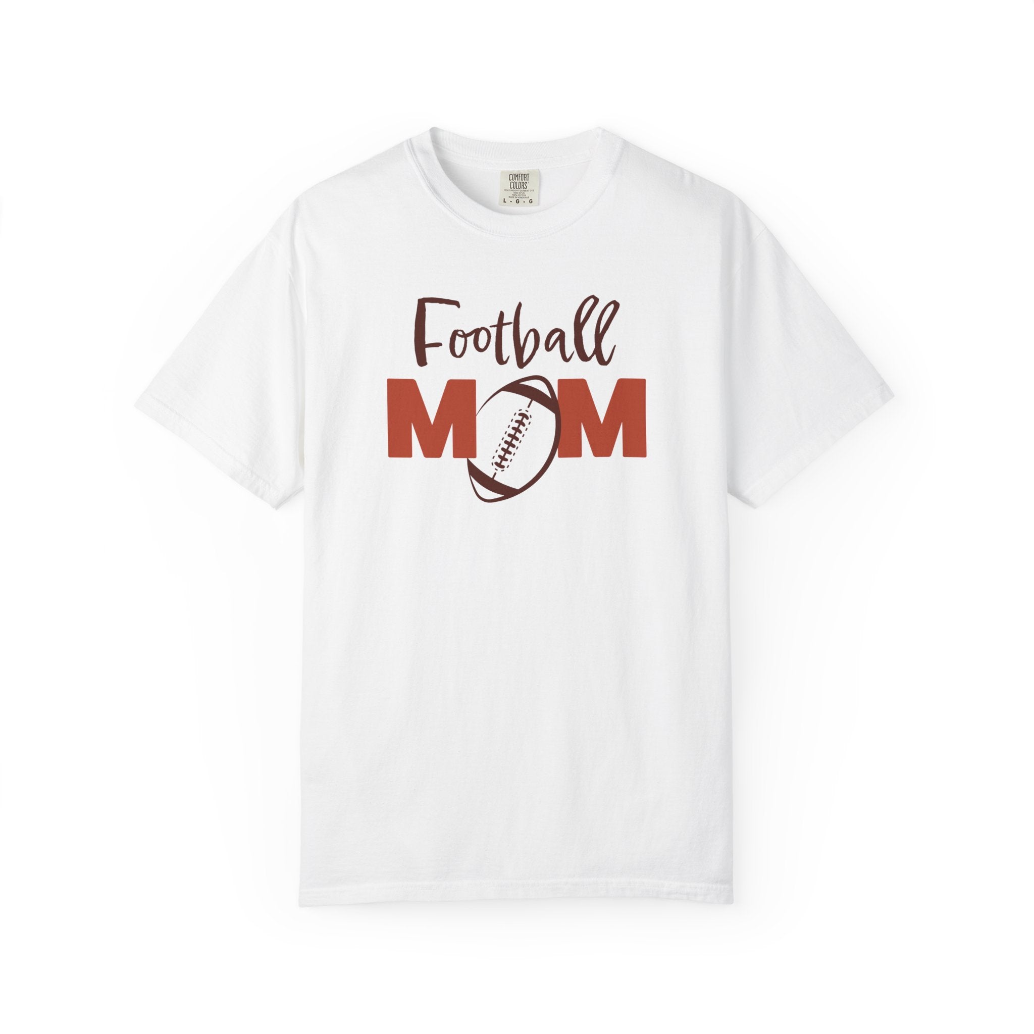 Sports Mom Graphic T-Shirt - Football Mom | T-Shirt by atgodanddesigns