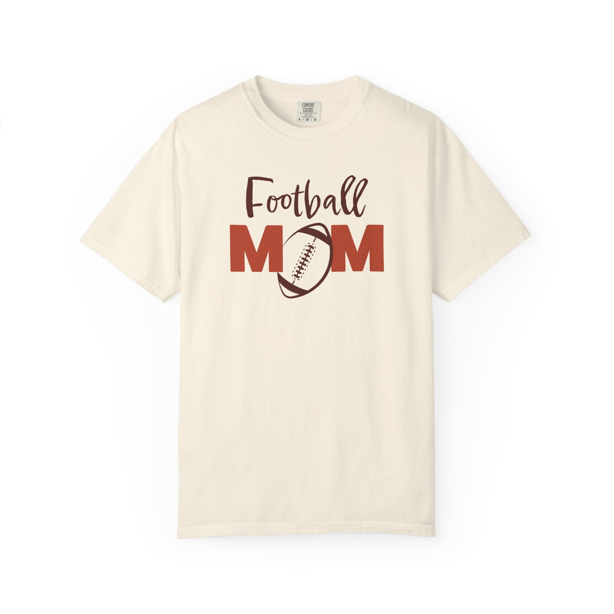Sports Mom Graphic T-Shirt - Football Mom | T-Shirt by atgodanddesigns