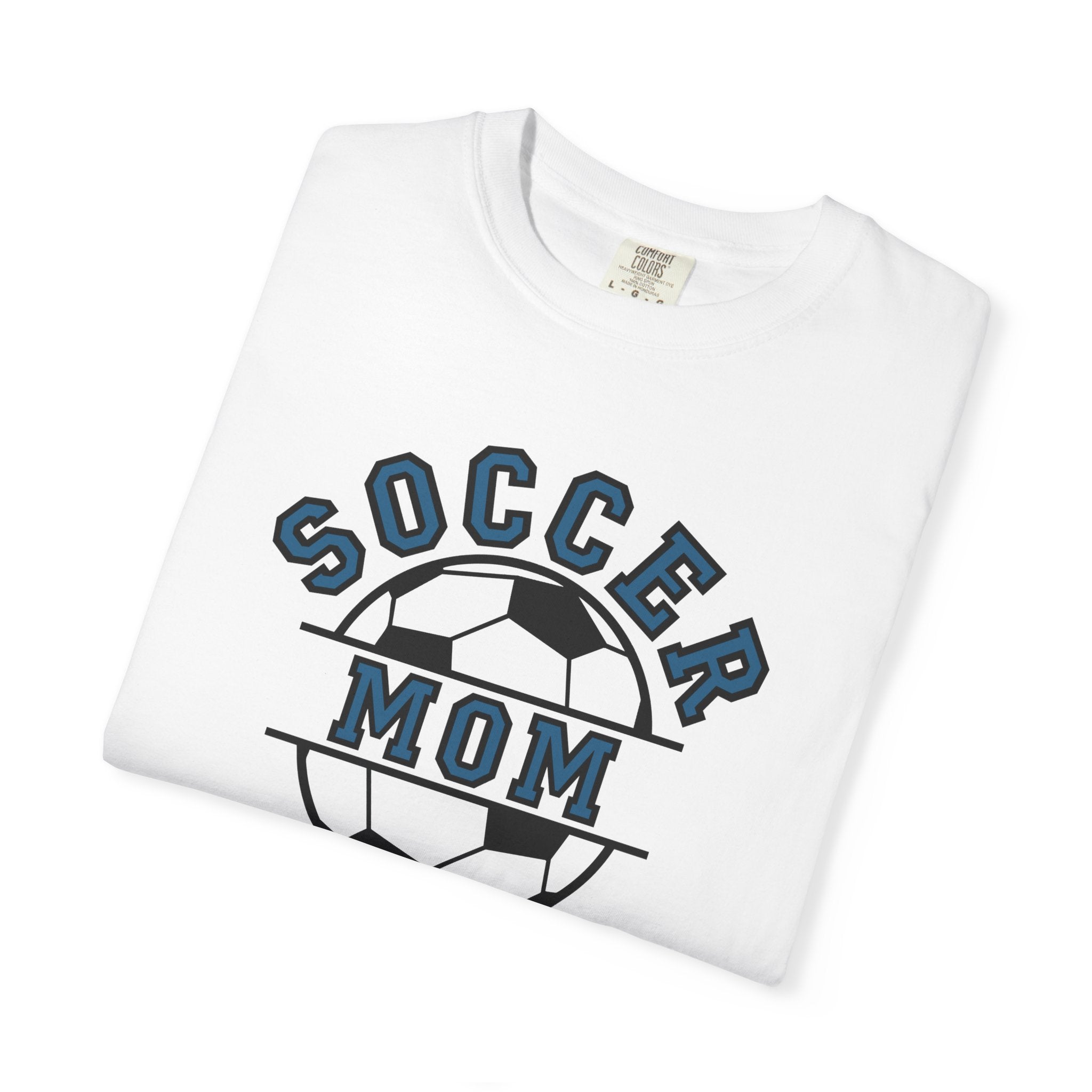 Sports Mom Graphic T-Shirt - Soccer Mom | T-Shirt by atgodanddesigns