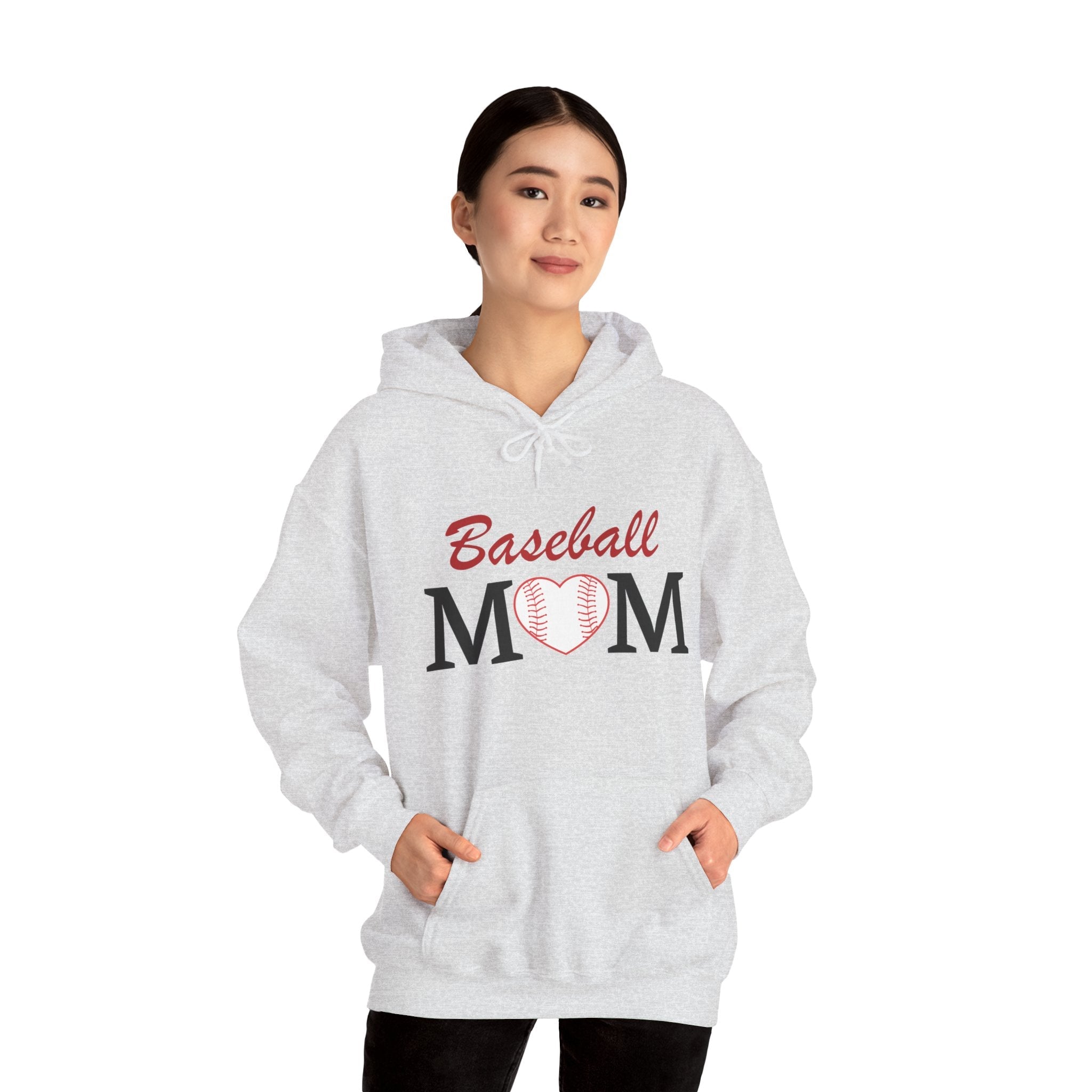 Sports Mom Hooded Sweatshirt - Baseball Mom | Hoodie by atgodanddesigns