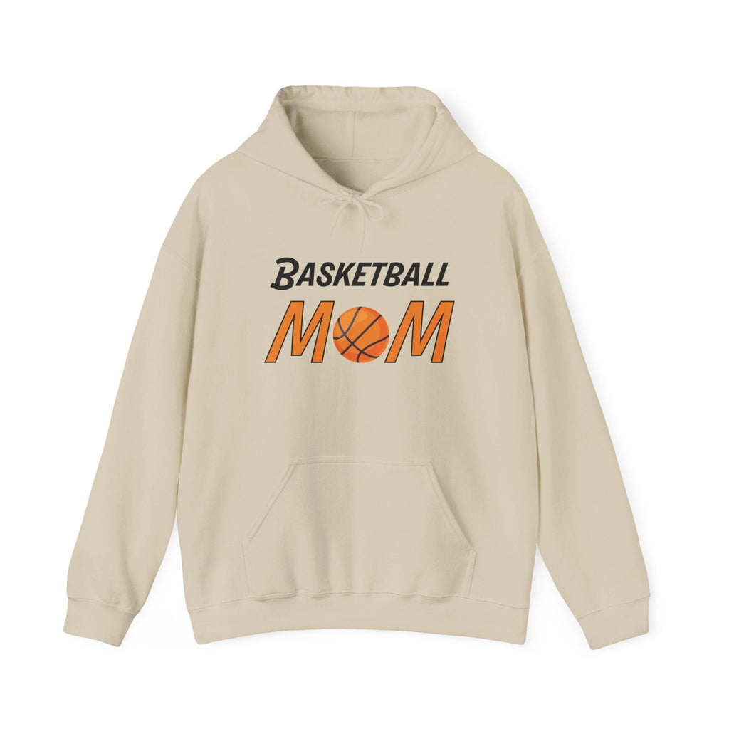 Sports Mom Hooded Sweatshirt - Basketball Mom | Hoodie by atgodanddesigns