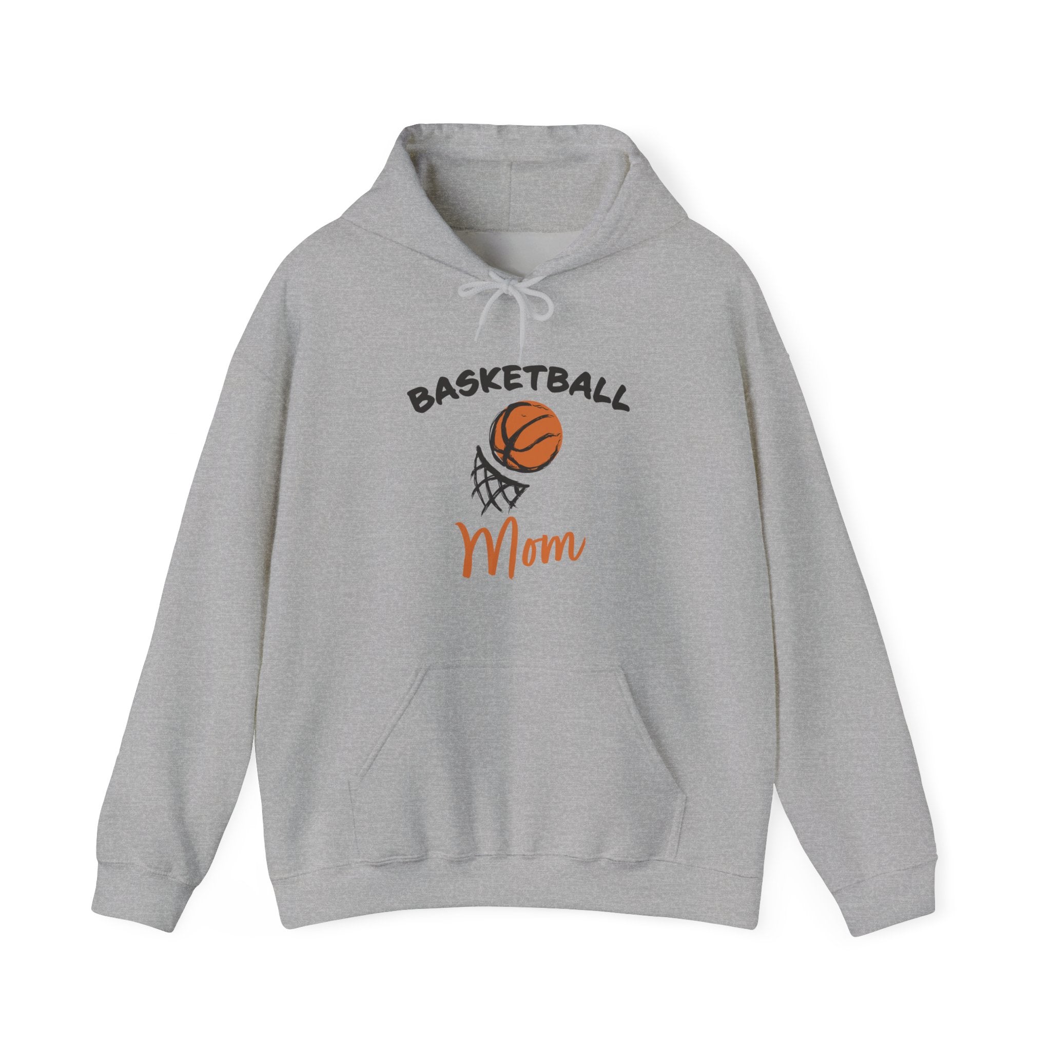 Sports Mom Hooded Sweatshirt - Basketball Mom | Hoodie by atgodanddesigns