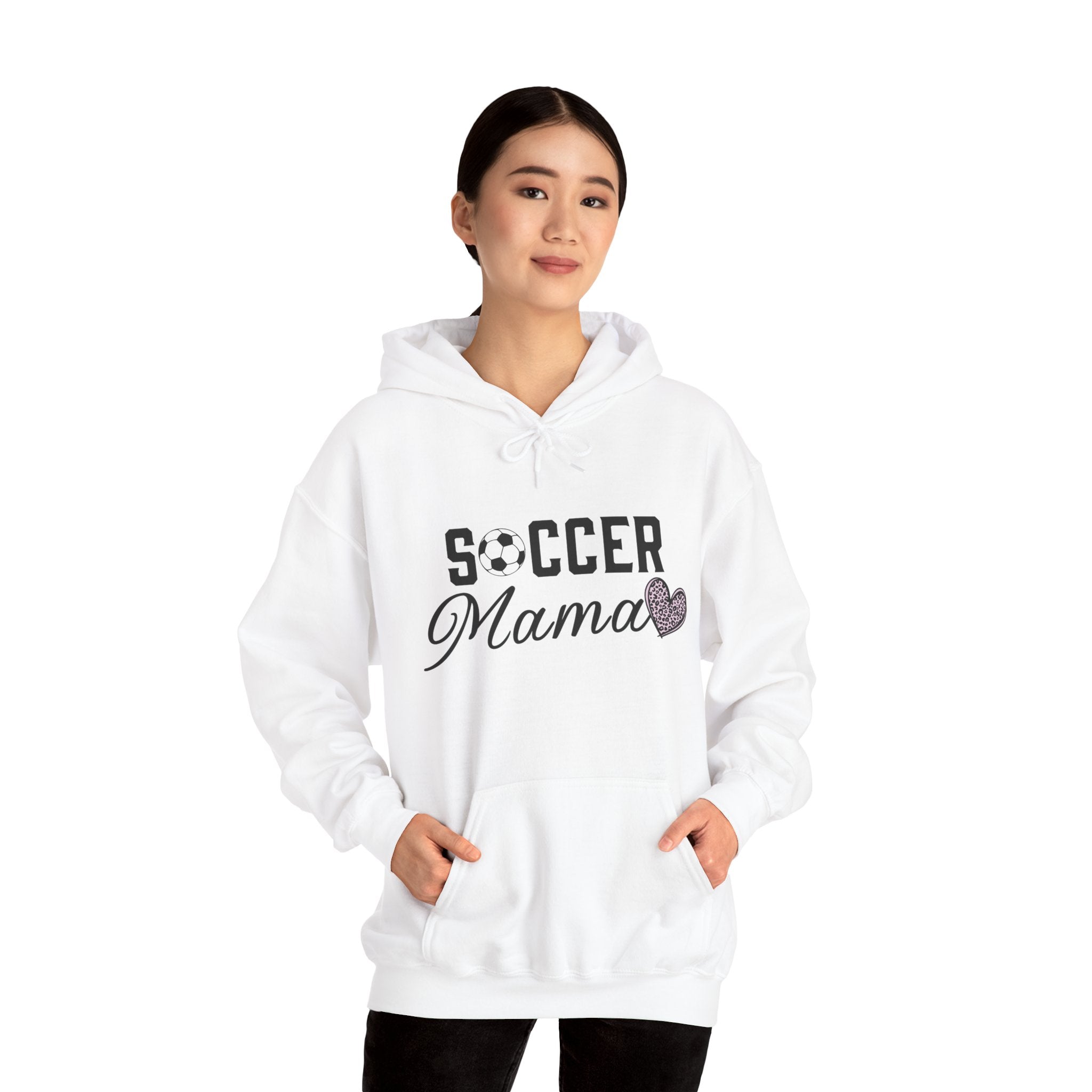 Sports Mom Hooded Sweatshirt - Soccer Mama | Hoodie by atgodanddesigns