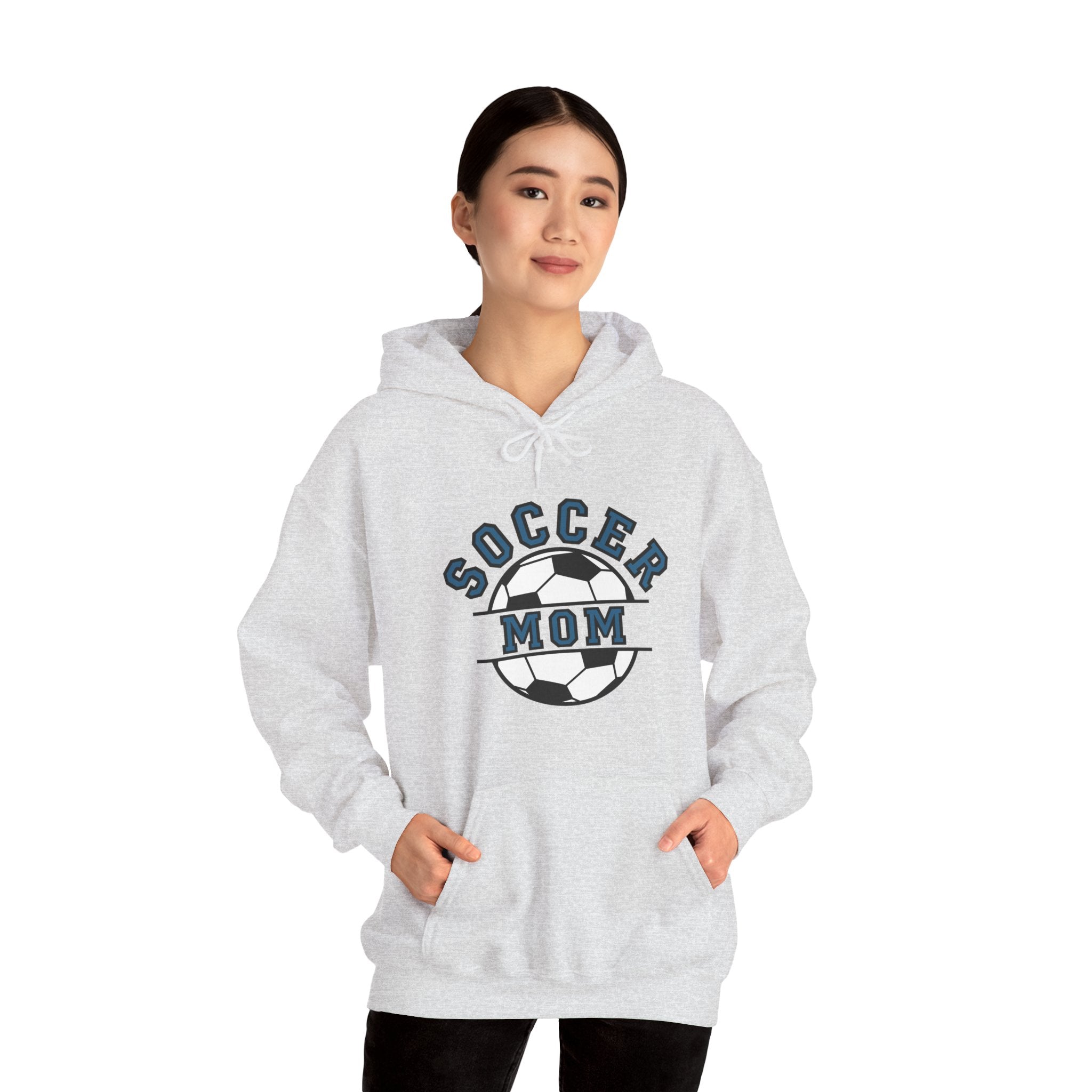 Sports Mom Hooded Sweatshirt - Soccer Mom | Hoodie by atgodanddesigns