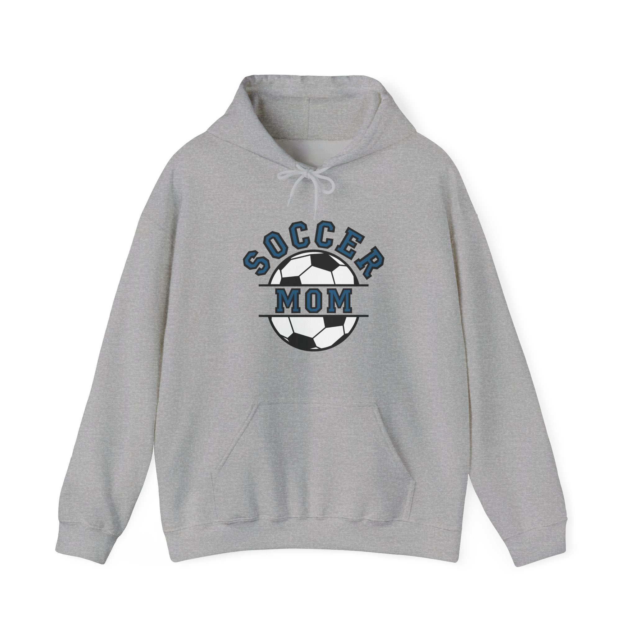 Sports Mom Hooded Sweatshirt - Soccer Mom | Hoodie by atgodanddesigns