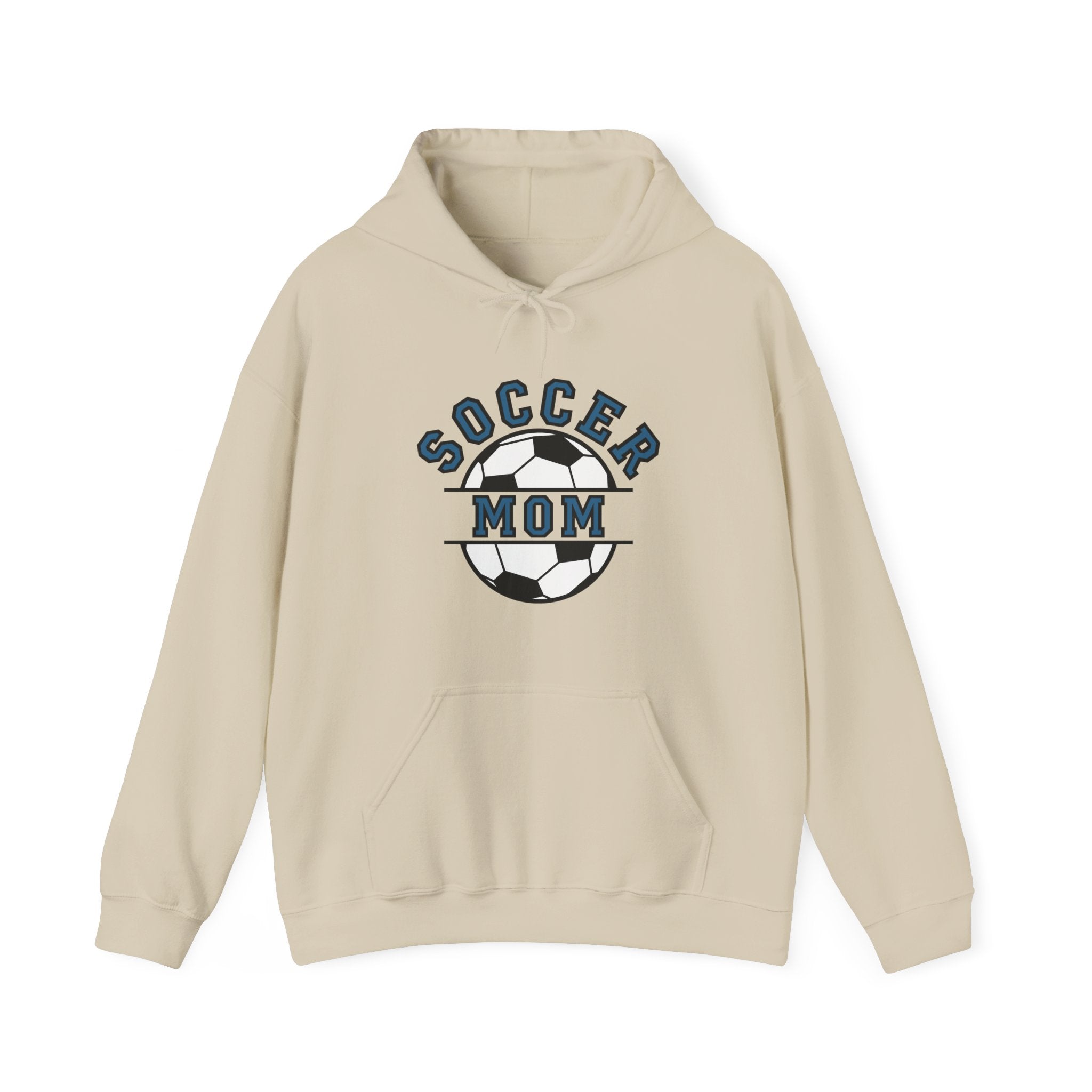 Sports Mom Hooded Sweatshirt - Soccer Mom | Hoodie by atgodanddesigns