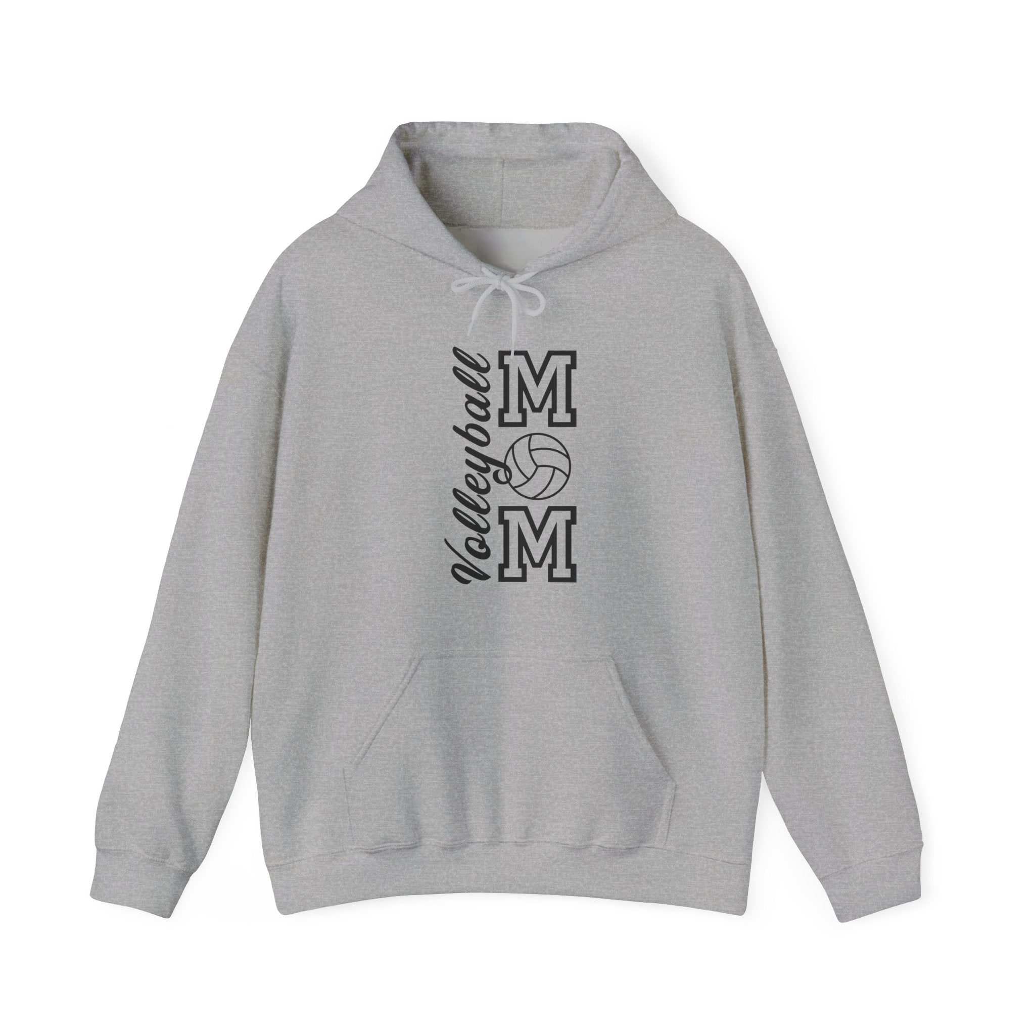 Sports Mom Hooded Sweatshirt - Volleyball Mom | Hoodie by atgodanddesigns