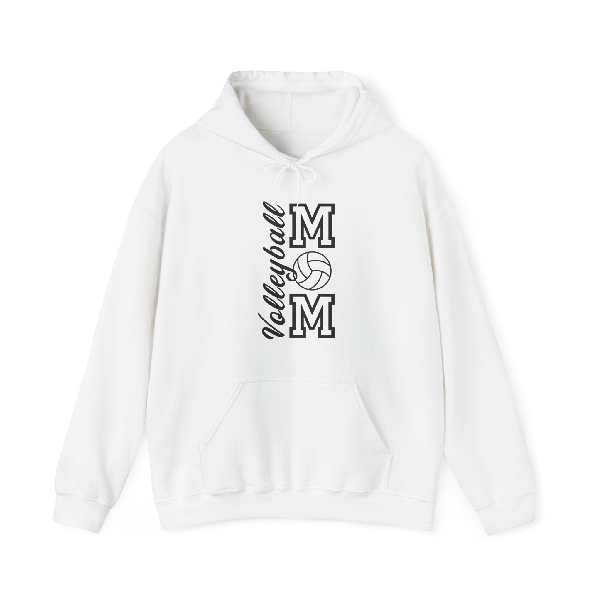Sports Mom Hooded Sweatshirt - Volleyball Mom | Hoodie by atgodanddesigns
