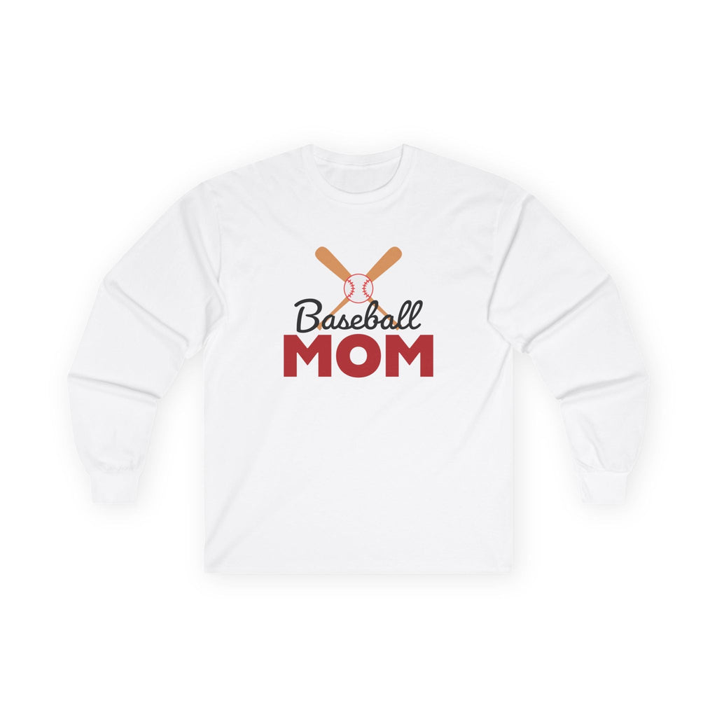 Sports Mom Long Sleeve Tee - Baseball Mom | Long - sleeve by atgodanddesigns