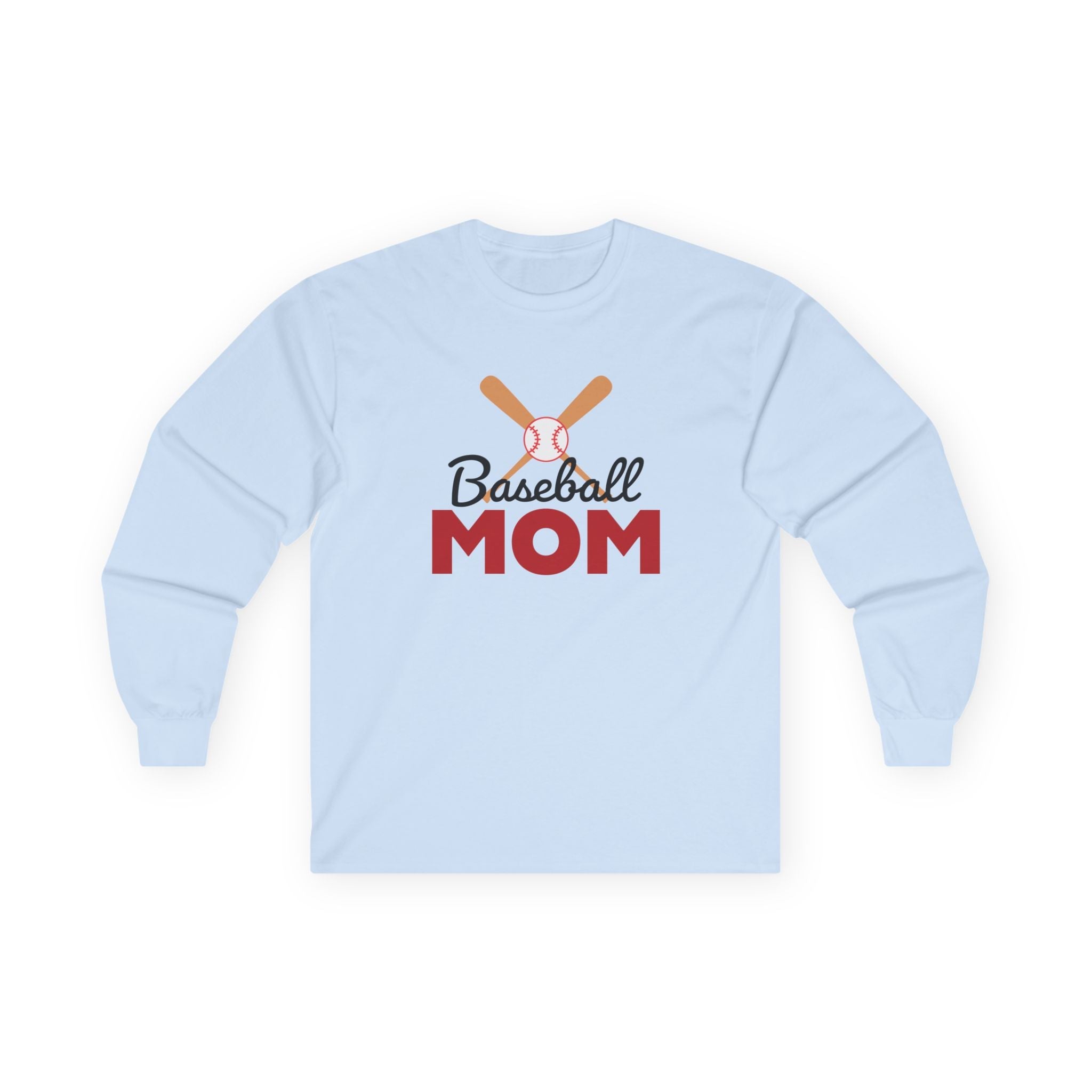 Sports Mom Long Sleeve Tee - Baseball Mom | Long - sleeve by atgodanddesigns