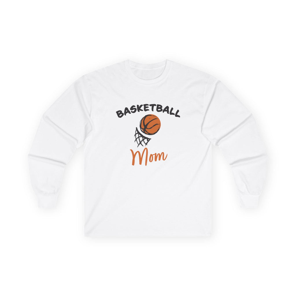 Sports Mom Long Sleeve Tee - Basketball Mom | Long - sleeve by atgodanddesigns