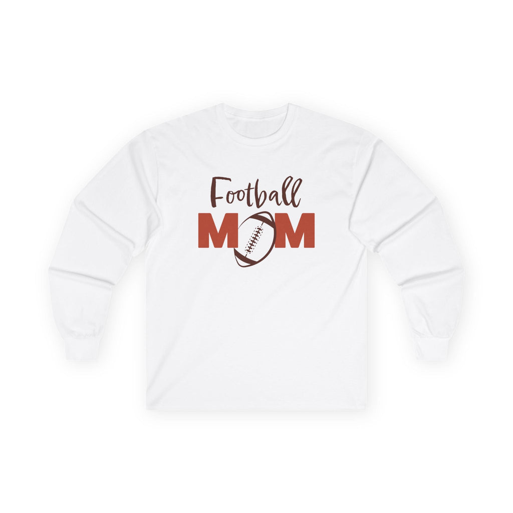 Sports Mom Long Sleeve Tee - Football Mom | Long - sleeve by atgodanddesigns