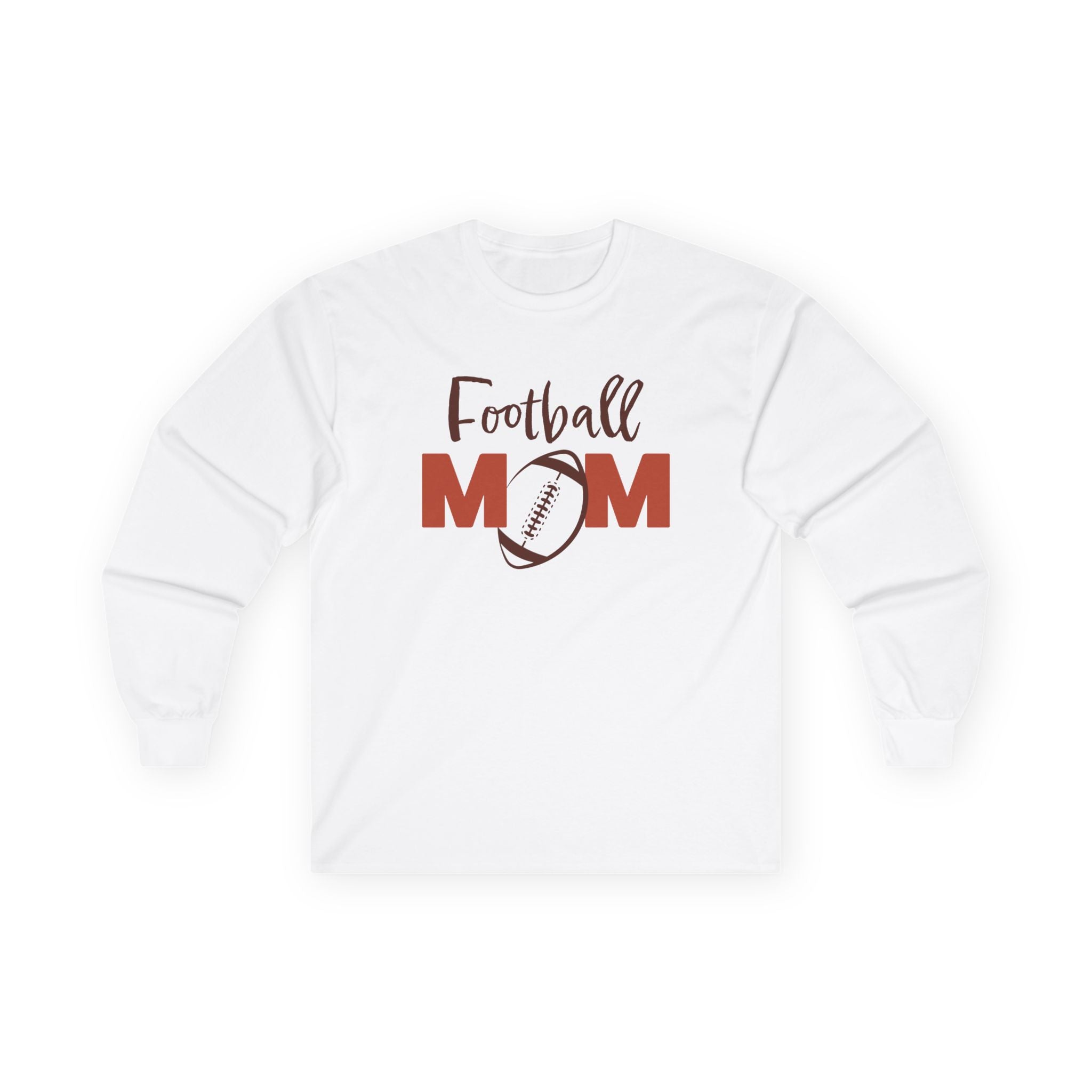 Sports Mom Long Sleeve Tee - Football Mom | Long - sleeve by atgodanddesigns