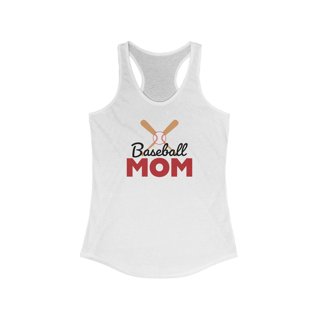 Sports Mom Racerback Tank Top - Baseball Mom | Tank Top by atgodanddesigns