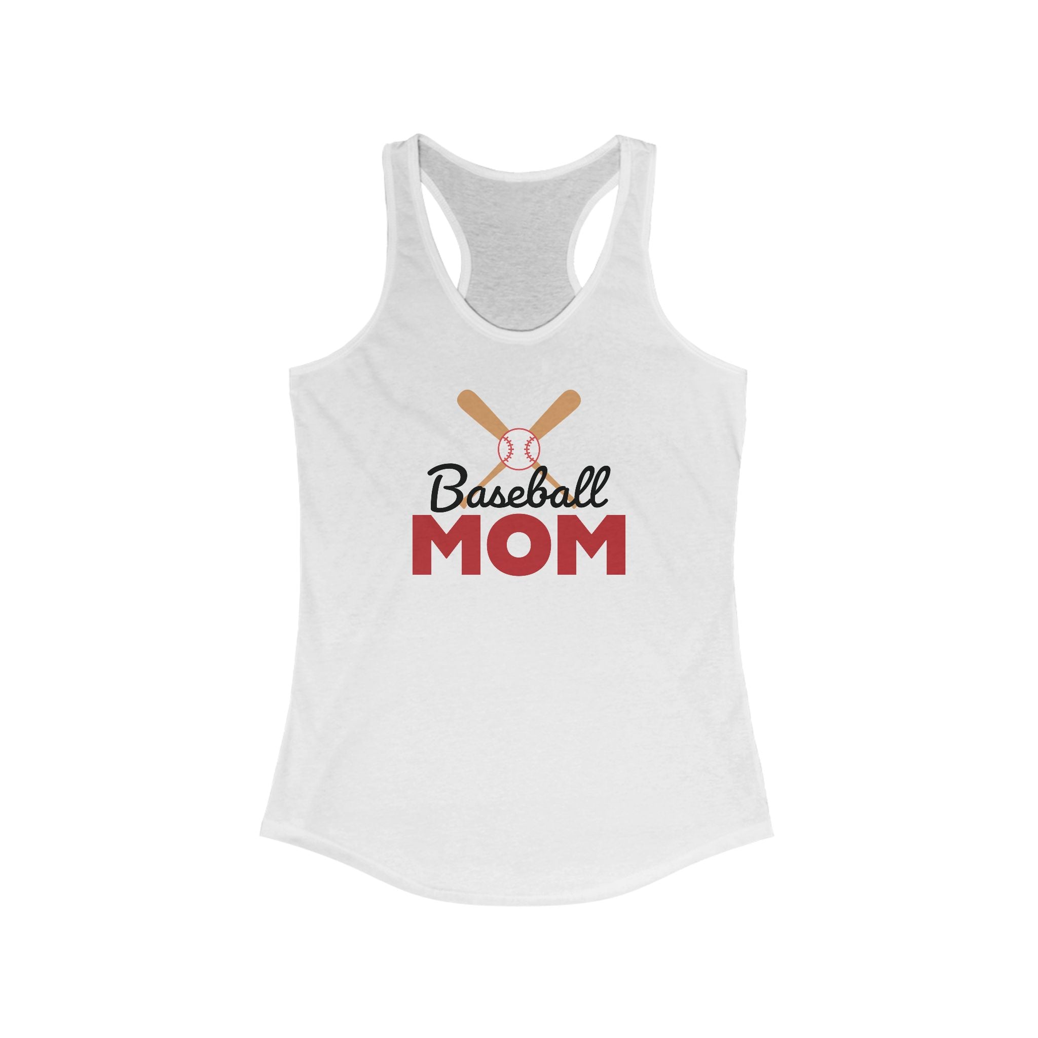 Sports Mom Racerback Tank Top - Baseball Mom | Tank Top by atgodanddesigns