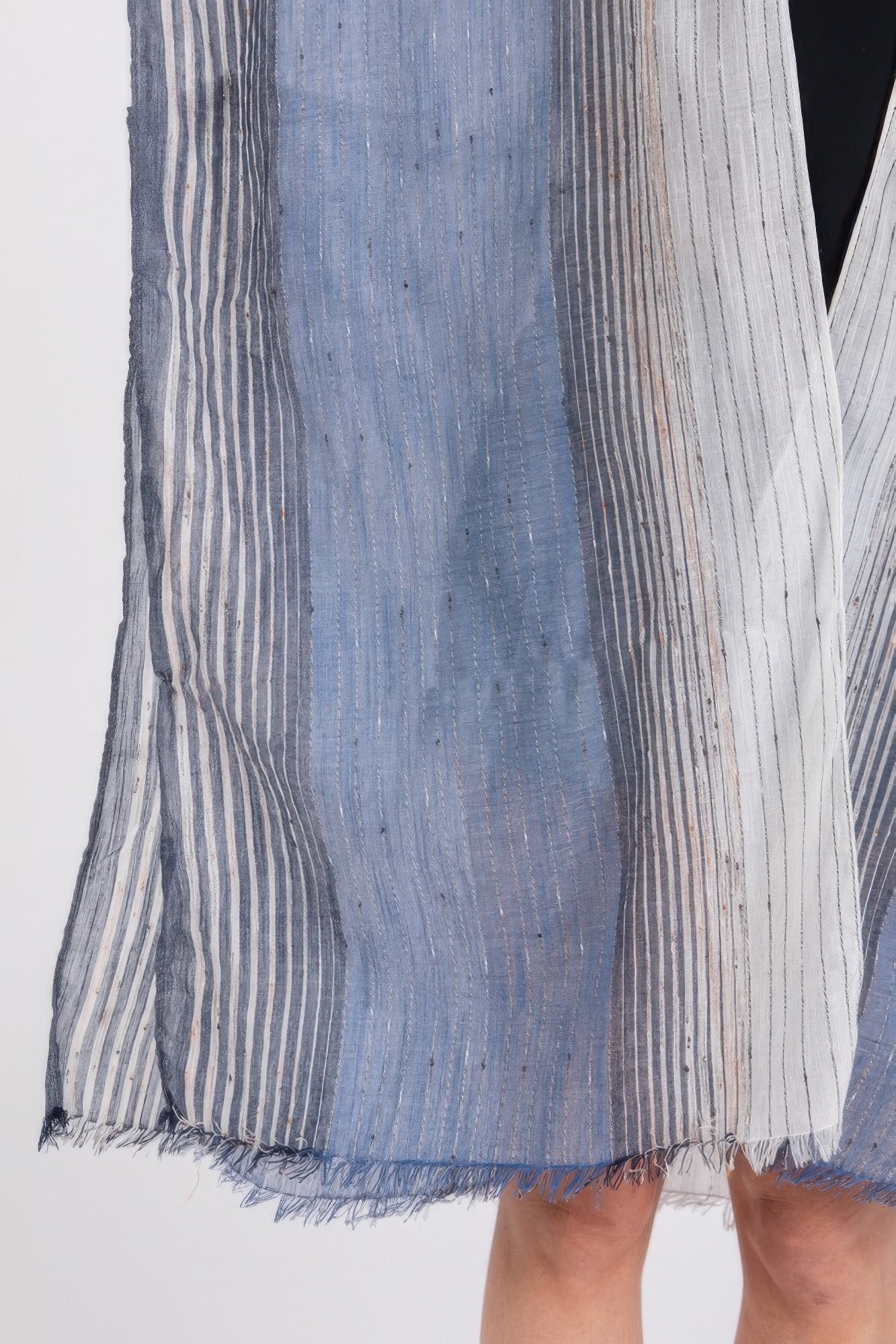 Striped Two Tone Cover Up Kimono | by atgodanddesigns