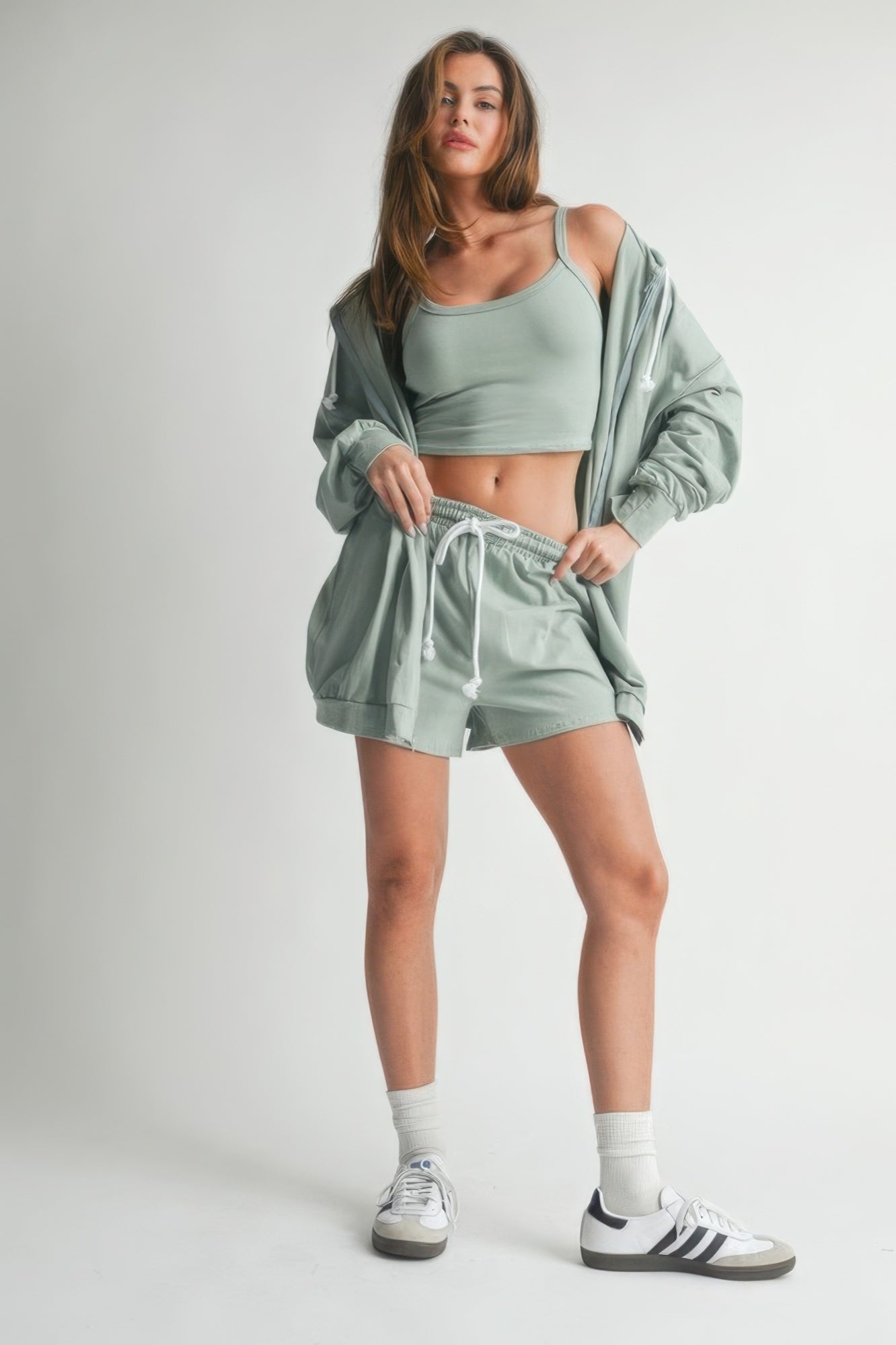 Sweater 3 Piece Set - Sage | by atgodanddesigns