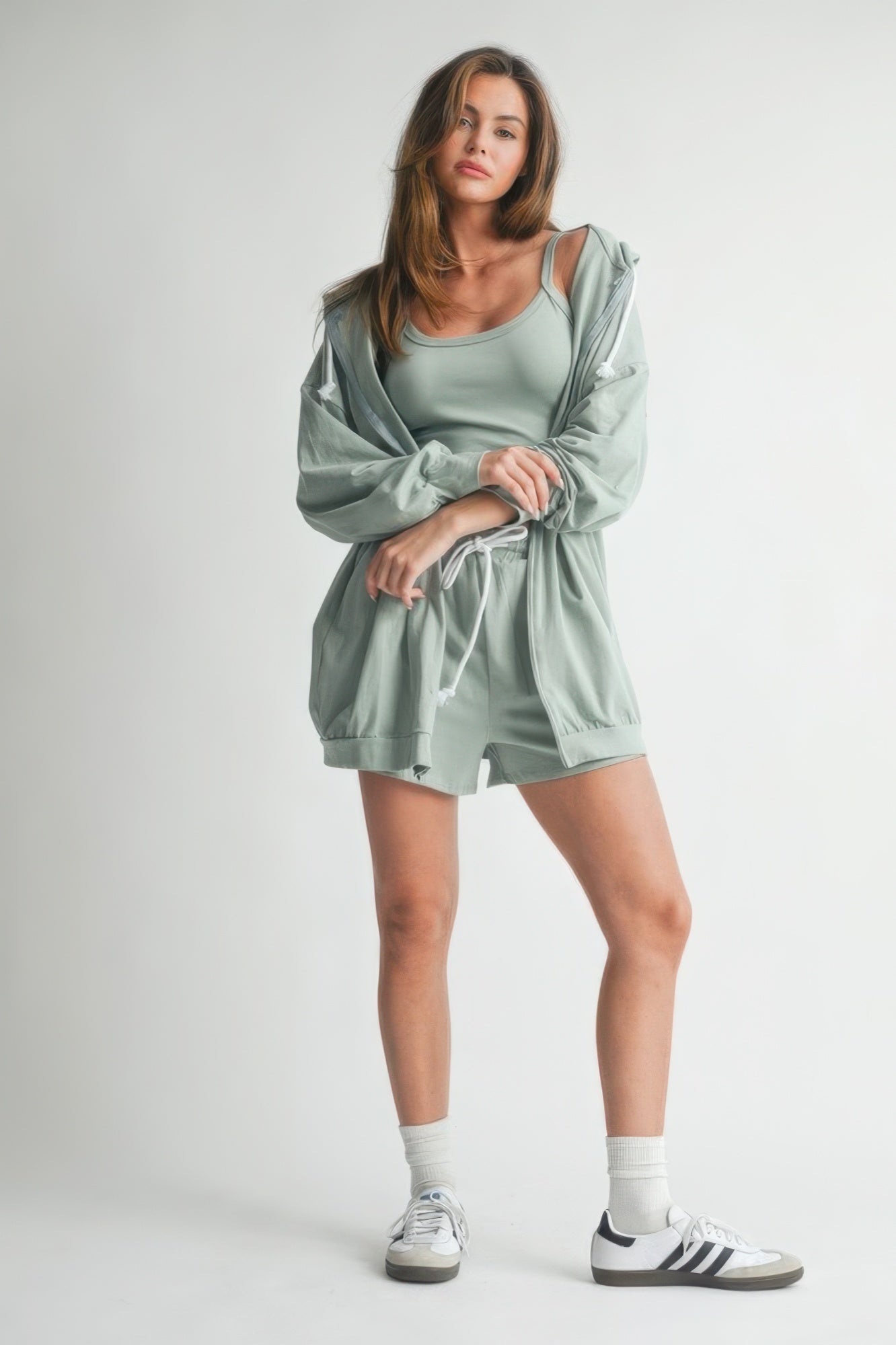 Sweater 3 Piece Set - Sage | by atgodanddesigns